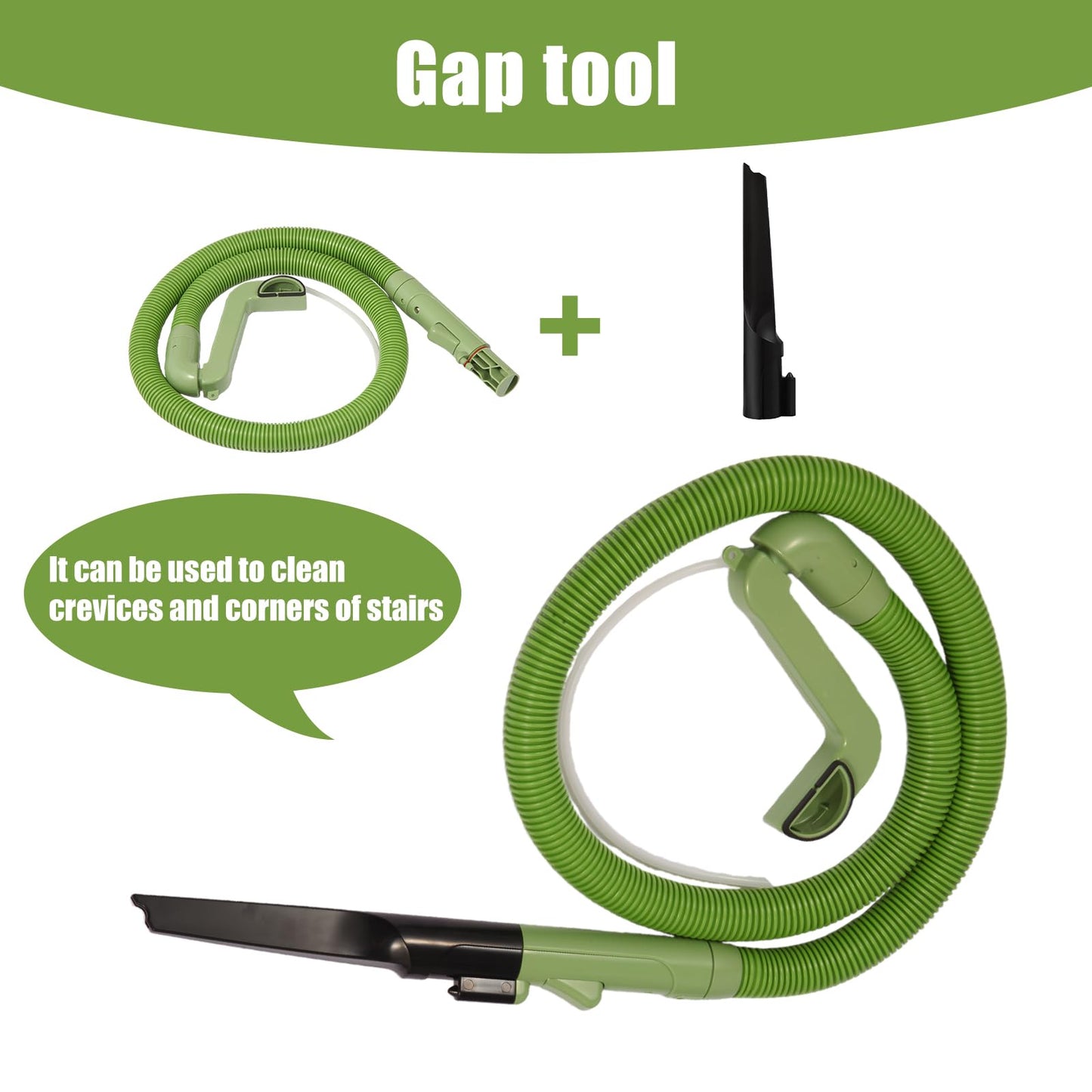 Upgraded 1400B Little Green Machine Hose and Handle for Bissell 1400B 1425 1400M 3353 3369 Replacement Parts 5.3in Cleaning Brush, Cleaning Tool, Gap Brush, Cleaning Hose Component Part Number 2037152