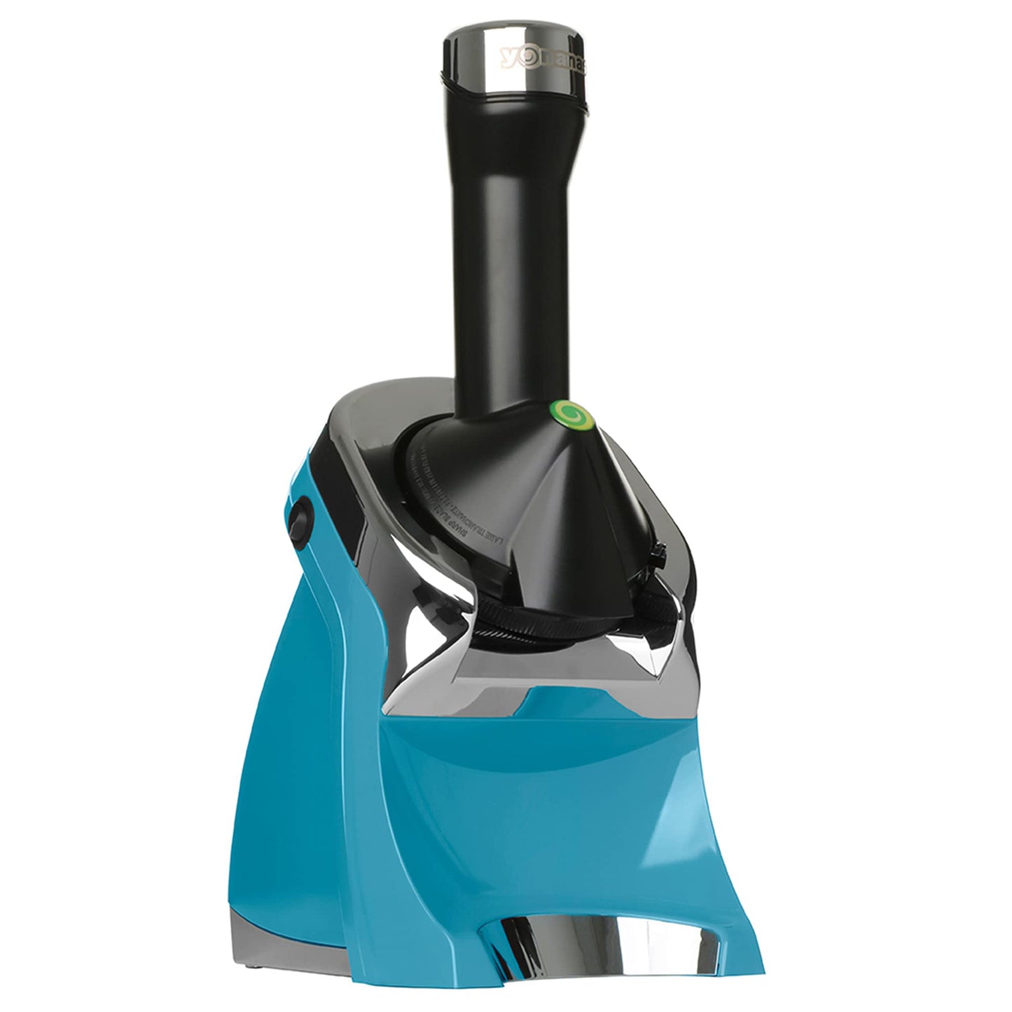 Yonanas 988TL Deluxe Vegan Non-Dairy Frozen Fruit Soft Serve Dessert Maker, BPA Free, Includes 75 Recipes, 200 Watts, Teal