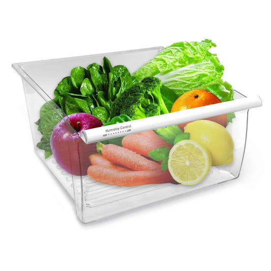 2188656 Crisper Bin, compatible with Whirlpool Refrigerator,Fridge Drawers,Kenmore Refrigerator Parts,Whirlpool Shelf Replacement- WP2188656,2188656 Fridge Crisper Drawer (Upper)