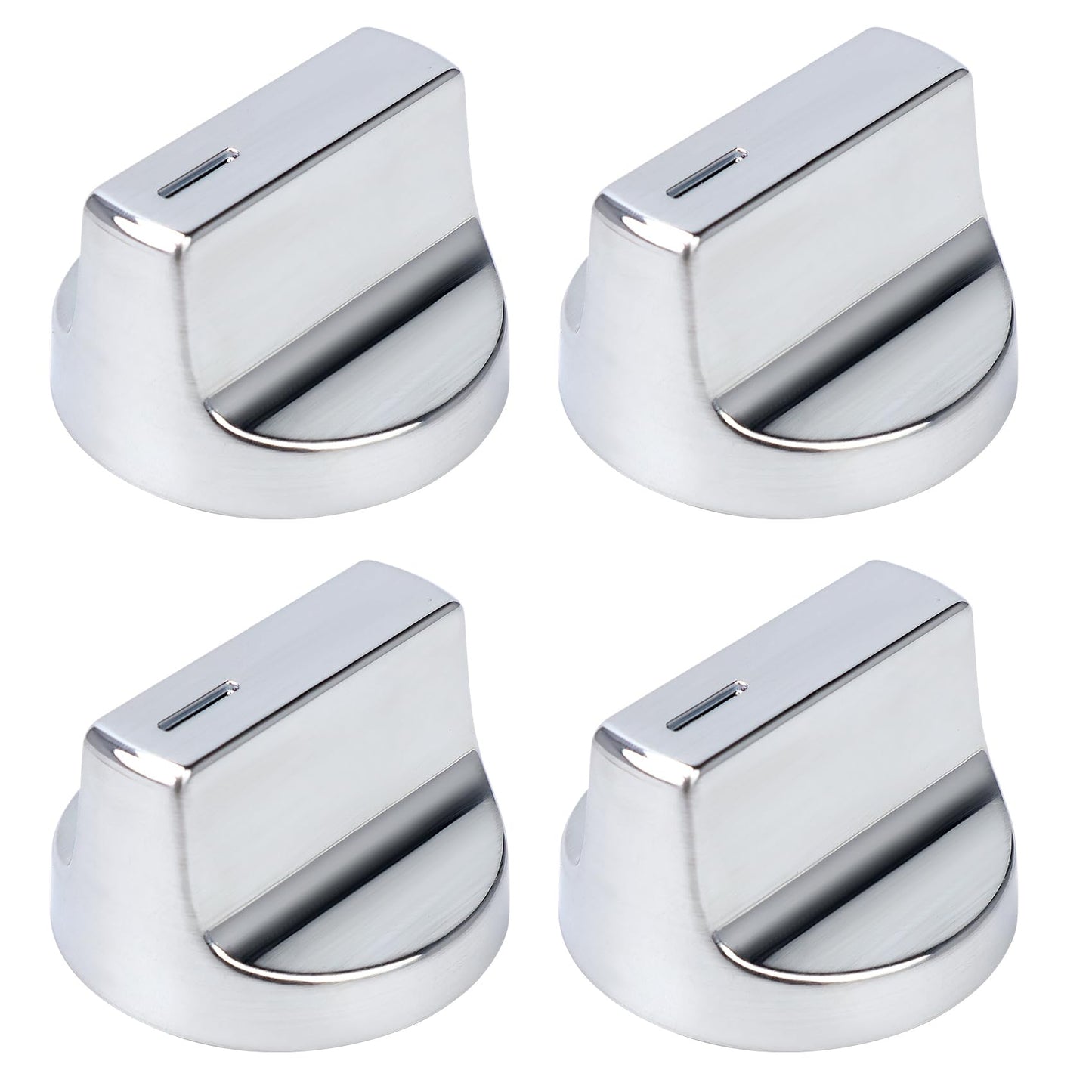 W11517331 for Whirlpool Electric Range Knobs (4pcs) Replace W10850027 W11117415 W11458840 Oven Knob, Compatible with Whirlpool WEC310S0LS1, WEE515S0LZ1, WEC310S0LS2, WEE515S0LS1 Electric Range Knob