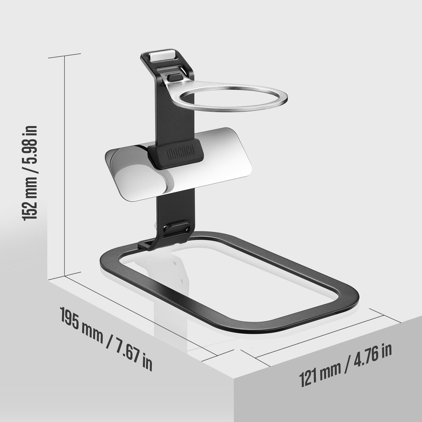 WACACO Picopresso Stand, Accessory for Picopresso, Made Up of Four Easily Dismountable Parts (For Picopresso Use Only), Black