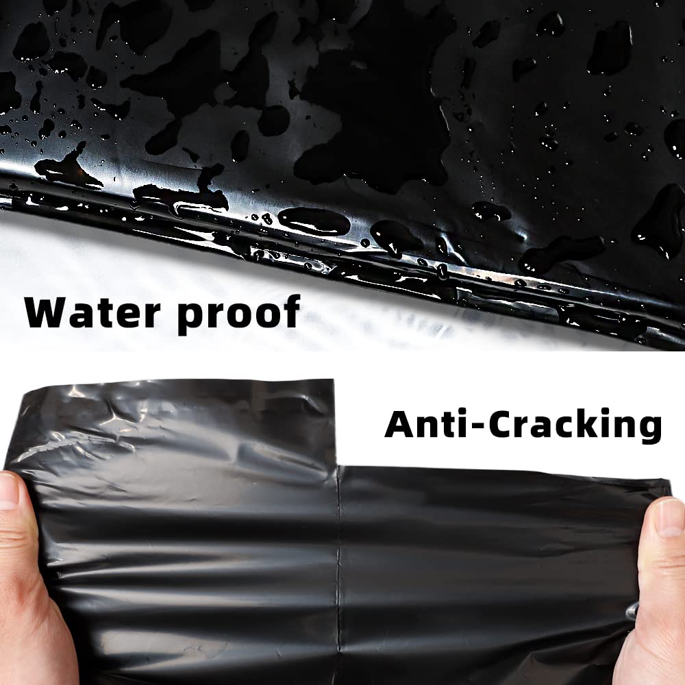 POLYSELLS 1000 pcs 10x13 Inches Black Poly Mailers Shipping Envelopes, Strong Adhesive Sealing, Waterproof, and Tear-resistant Postal Mailing Bags for Clothing, Books, and Accessories