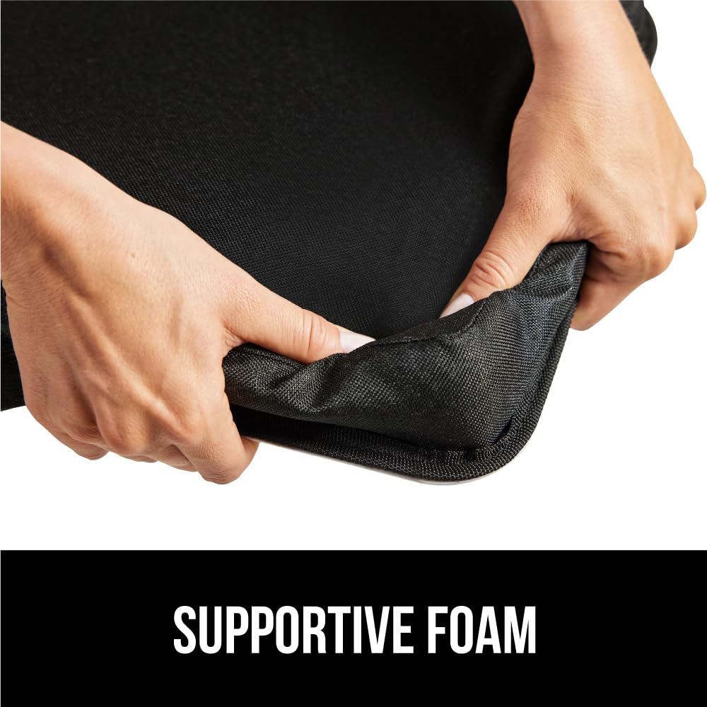 GORILLA GRIP Laptop Lap Desk with Phone Holder, Pillow Cushion Desks Fit Laptops up to 15.6", Gifts for Home, Portable Travel Workstation, Tray Ledge Keep Computers in Place, Marble Pattern