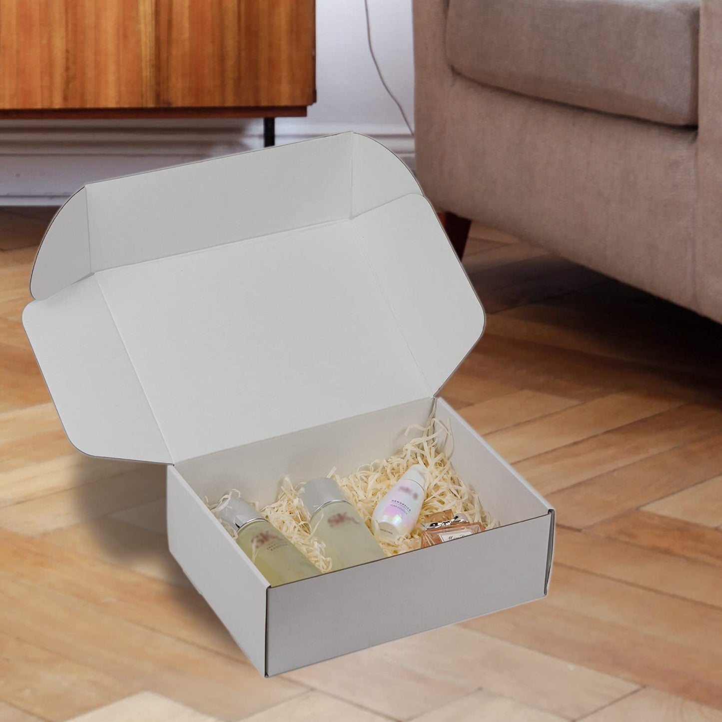 Sodissa Shipping Boxes 12x9x4 inches Pack of 20, White Corrugated Cardboard Box, Medium Mailing Boxes for Packaging Small Business
