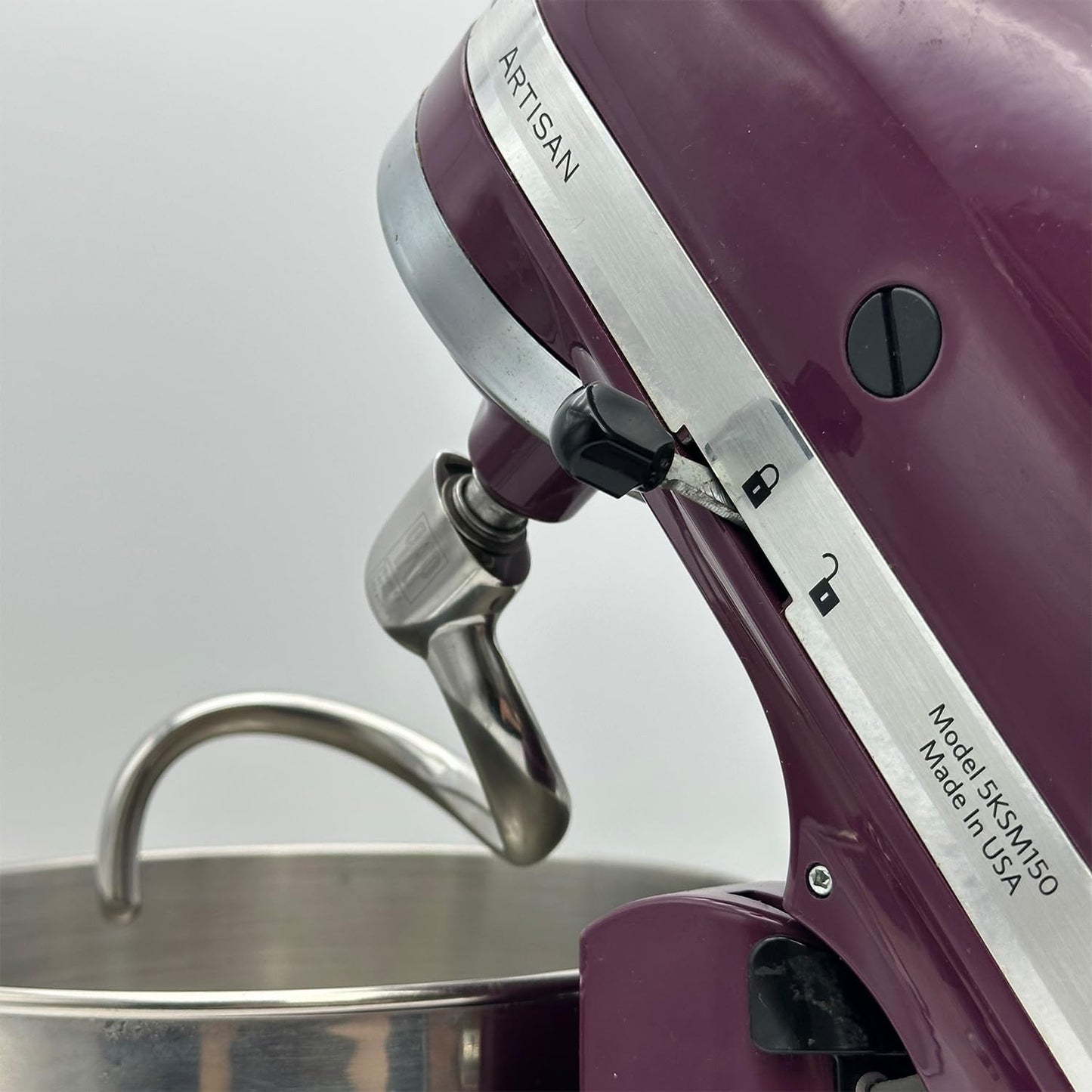 Stainless Steel Spiral Dough Hook Replacement for KitchenAid 4.5QT & 5QT Bowl Tilt-Head Stand Mixers, Rust-resistant & Easy Clean, Efficient Kneading for Bread, Pizza, Pasta, Cookies