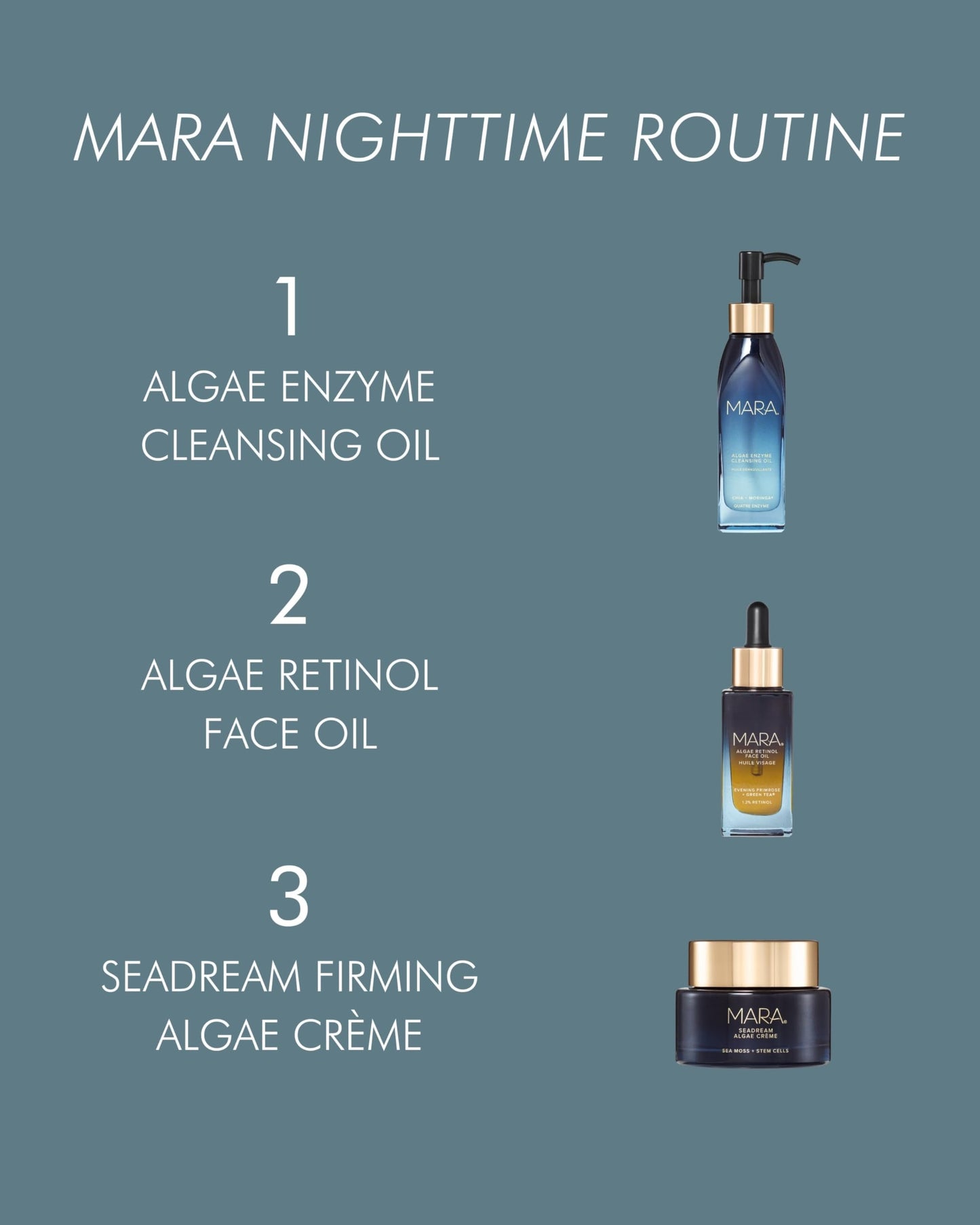 MARA - Natural Evening Primrose + Green Tea Algae Retinol Face Oil | Plant-Based Skin Care | Moisturizes + Soothes Skin To Minimizes Look of Pores + Fine Lines (Full Size, 1 fl oz | 30 ml)