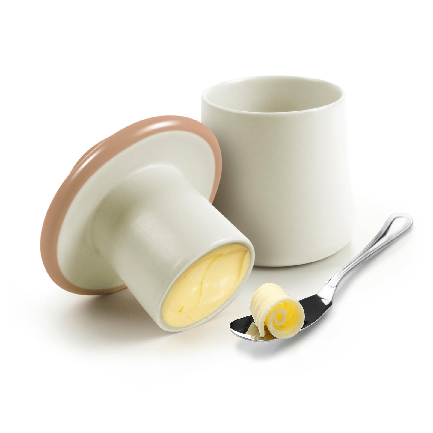 Genuine Fred FORAGE Mushroom Butter Storage Container, Unique Kitchen Accessory for Storing and Serving Butter, Fun and Functional Design