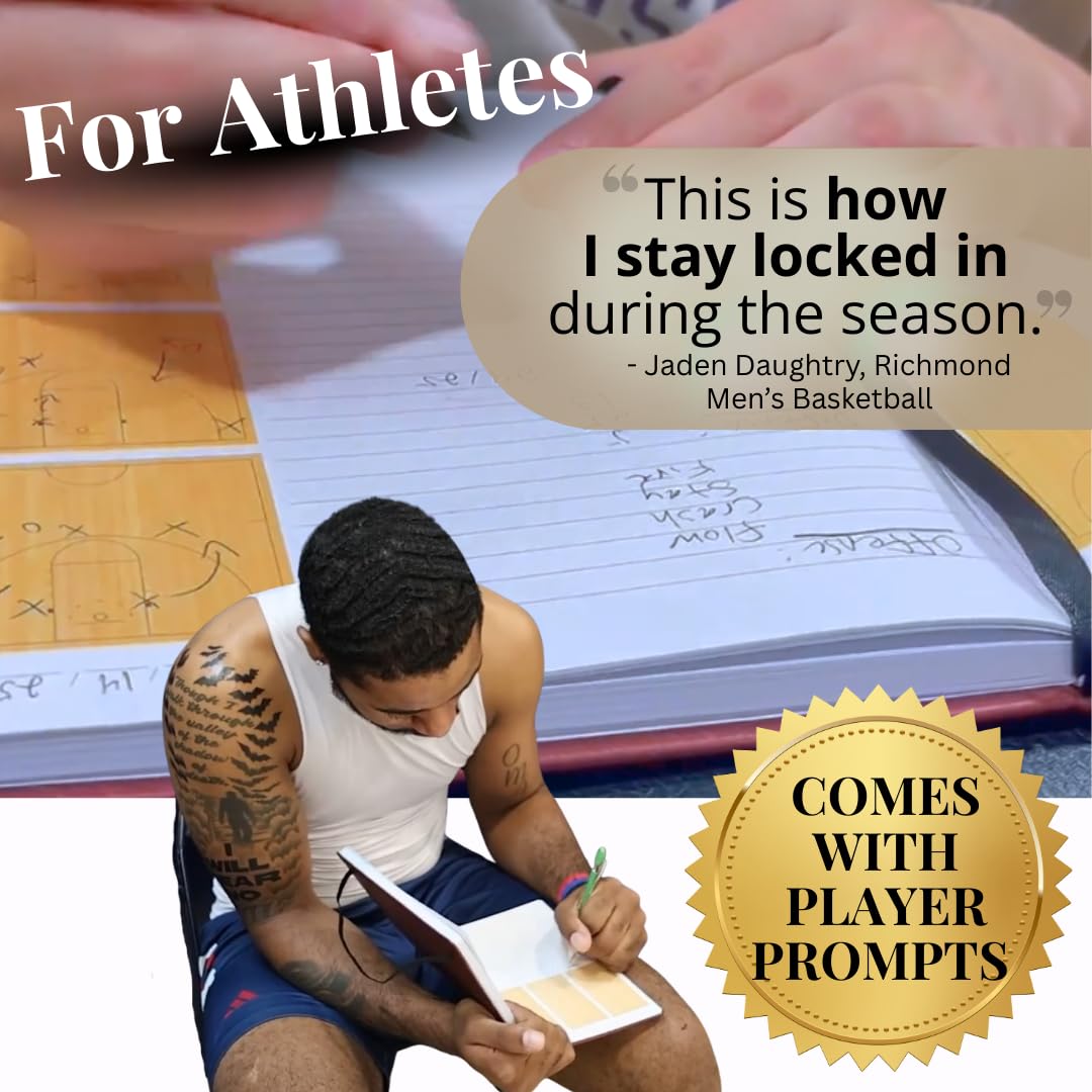 The Playbook Journal - A Basketball Playbook Notebook, Basketball Coach Gifts for Men & Women & Players, Coaching Notebook for Coach Appreciation Gifts