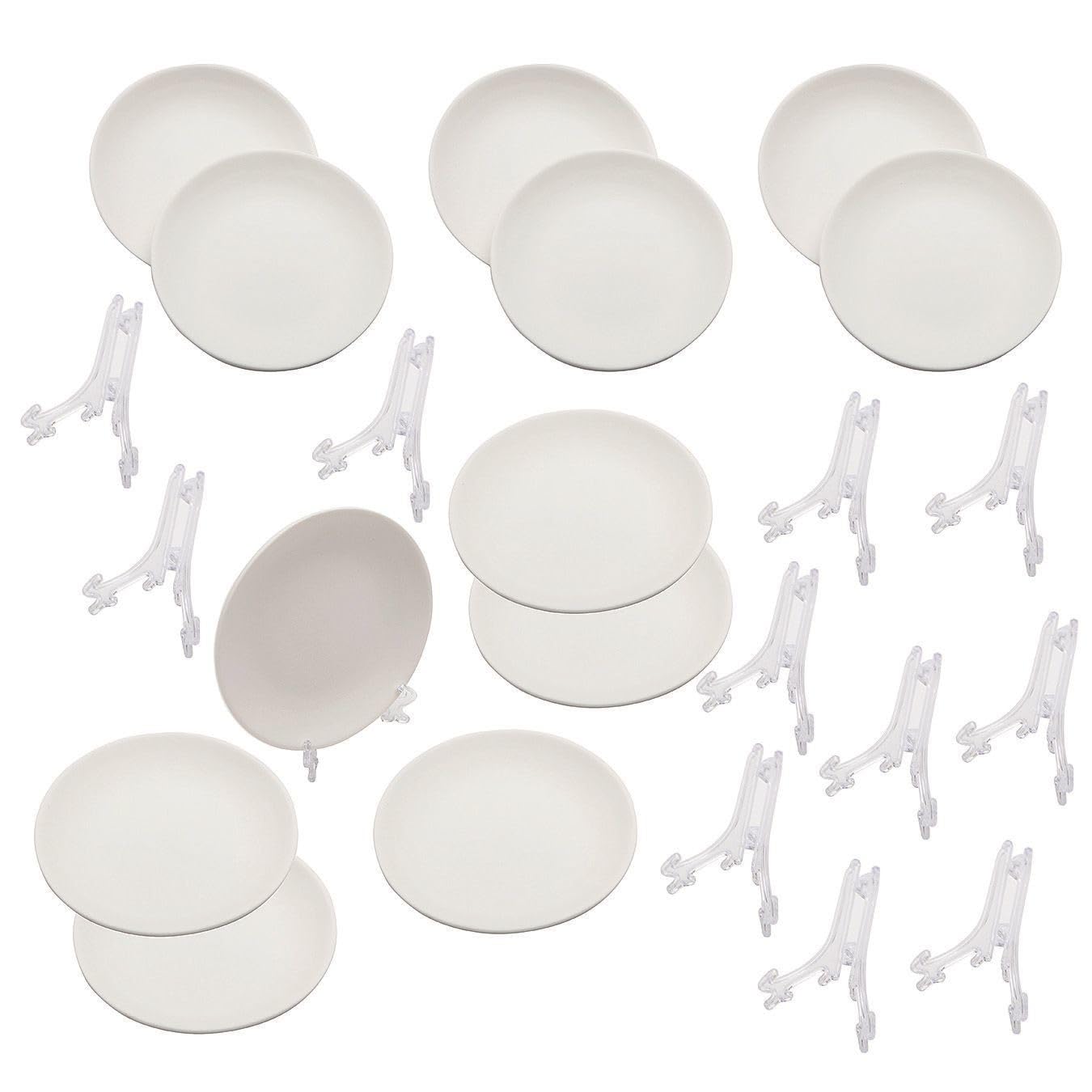 Bisque Plate with Easel