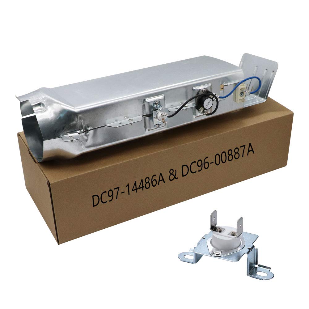 【Upgraded】DC97-14486A Dryer Heating Element Compatible With Samsung dryer DV42H5000EW/A3 DV45H7000EW/A2 DV48H7400EW/A2 DV40J3000EW/A2 DVE50M7450W/A3 DV42H5200EW/A3 by AMI PARTS