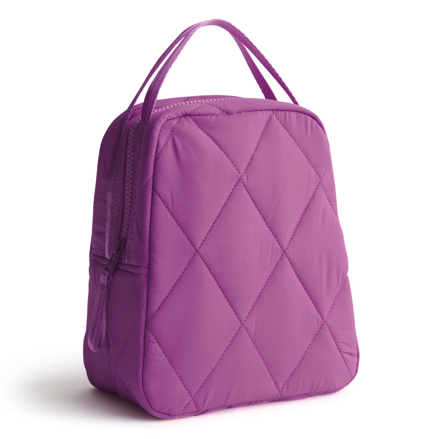 Vera Bradley Women's Featherweight Lunch Bag, Iris Orchid, One Size