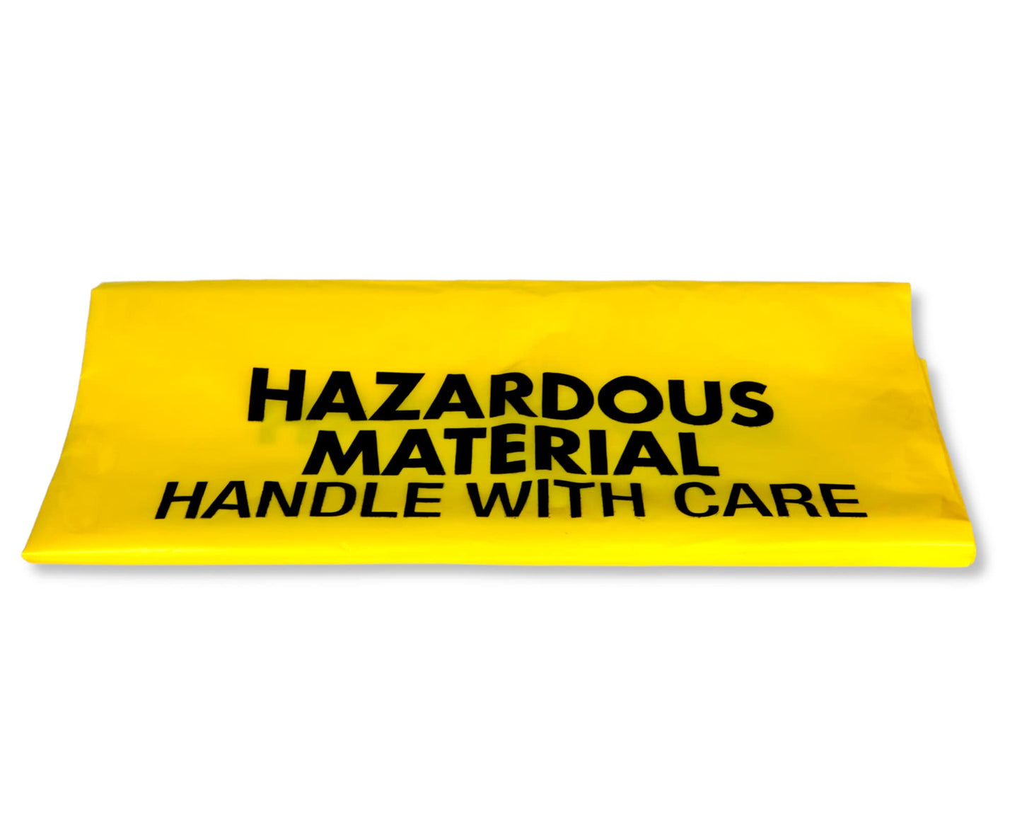 10-Gallon Hazardous Waste Bags (24 pack, Yellow) w/Twist Ties – 17” Wide x 30” Tall, 4 mil Thickness – Pack of 24! Made in the USA!