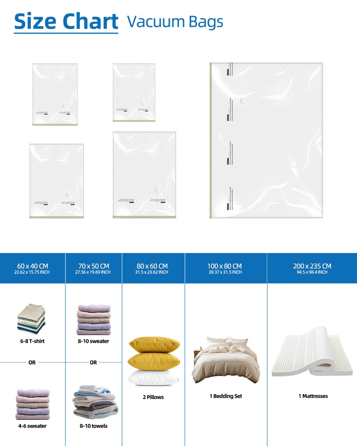 AirBaker Mattress Vacuum Bag for Moving,Mattress Vacuum Seal Bag with Straps, Heavy Duty Mattress Storage Bag(1 Queen/Full/Full-XL)