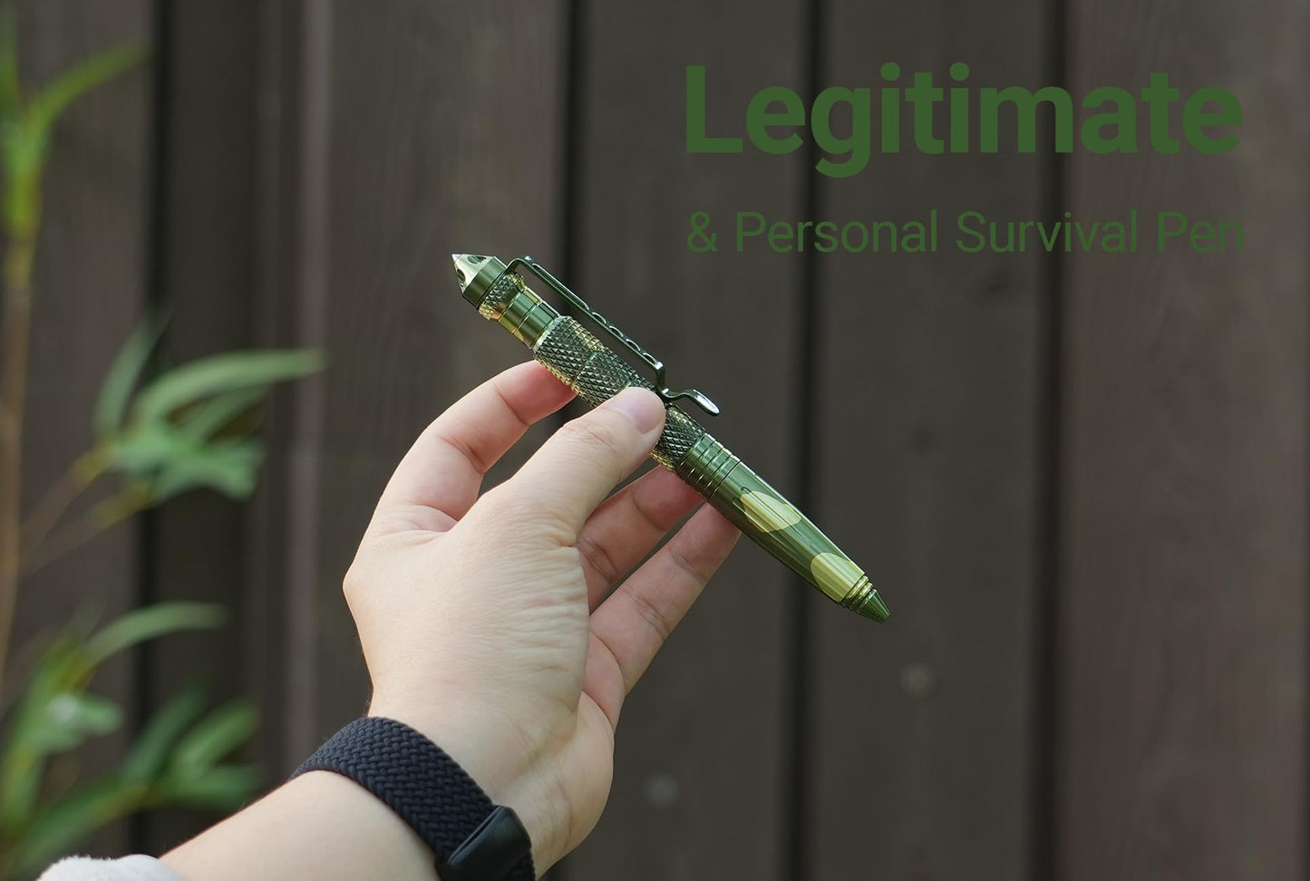 Origin-Joy Camouflage Tactical Pen Self Defense, Military EDC Tactical Enforcement Gear, Personal Survival Cool Metal Pen Gifts for Men, Police and Army (AL01, 5 PCS)
