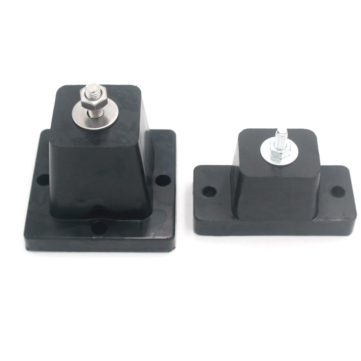 Anti-Vibration Shock Absorbing Rubber Ground Stand Mounting Bracket for HVAC, Central Air Conditioning or Mini Split Air Conditioner Condenser Pad Damping Compressor Feet (Large（36000-75000BTU）)