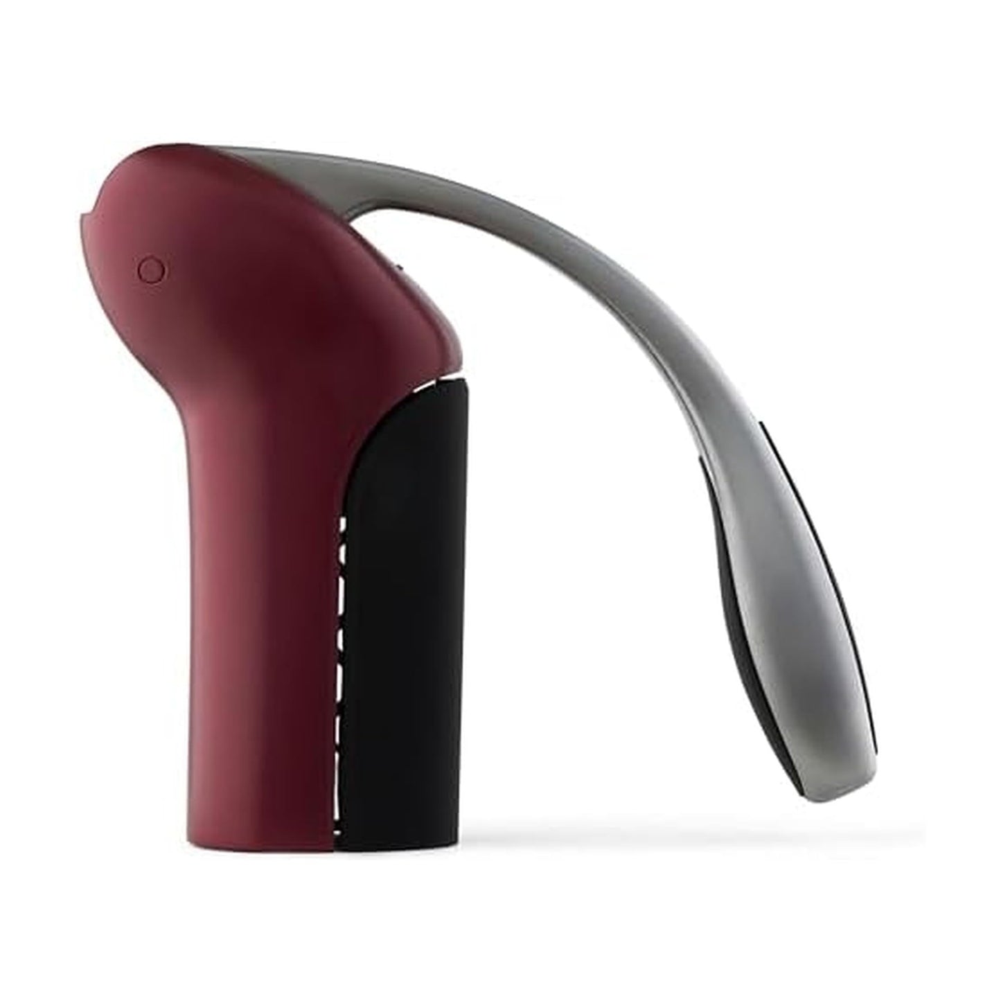 Rabbit Vertical Corkscrew Wine Opener with One-Pull Design, Foil Cutter Included, Easy to Use Manual Lever, Durable Stainless Steel Spiral, Merlot