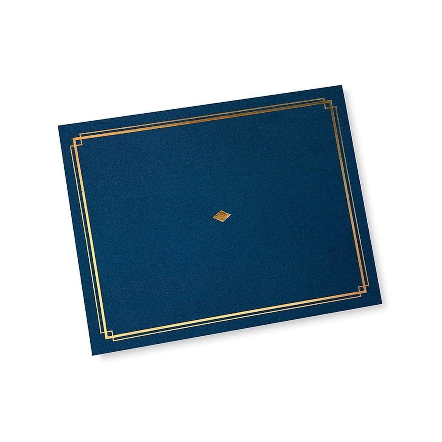 Gartner Studios Navy Blue with Gold Foil Detail Certificate Holders, Blue Award Holder, Navy Certificate Holder for Diploma, Fits 8.5" x 11" Documents, 36 Count (54516)