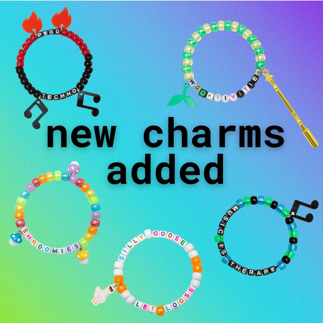 KANDI BAR 'Party Hard' Collection (13 Rave Bracelets)
