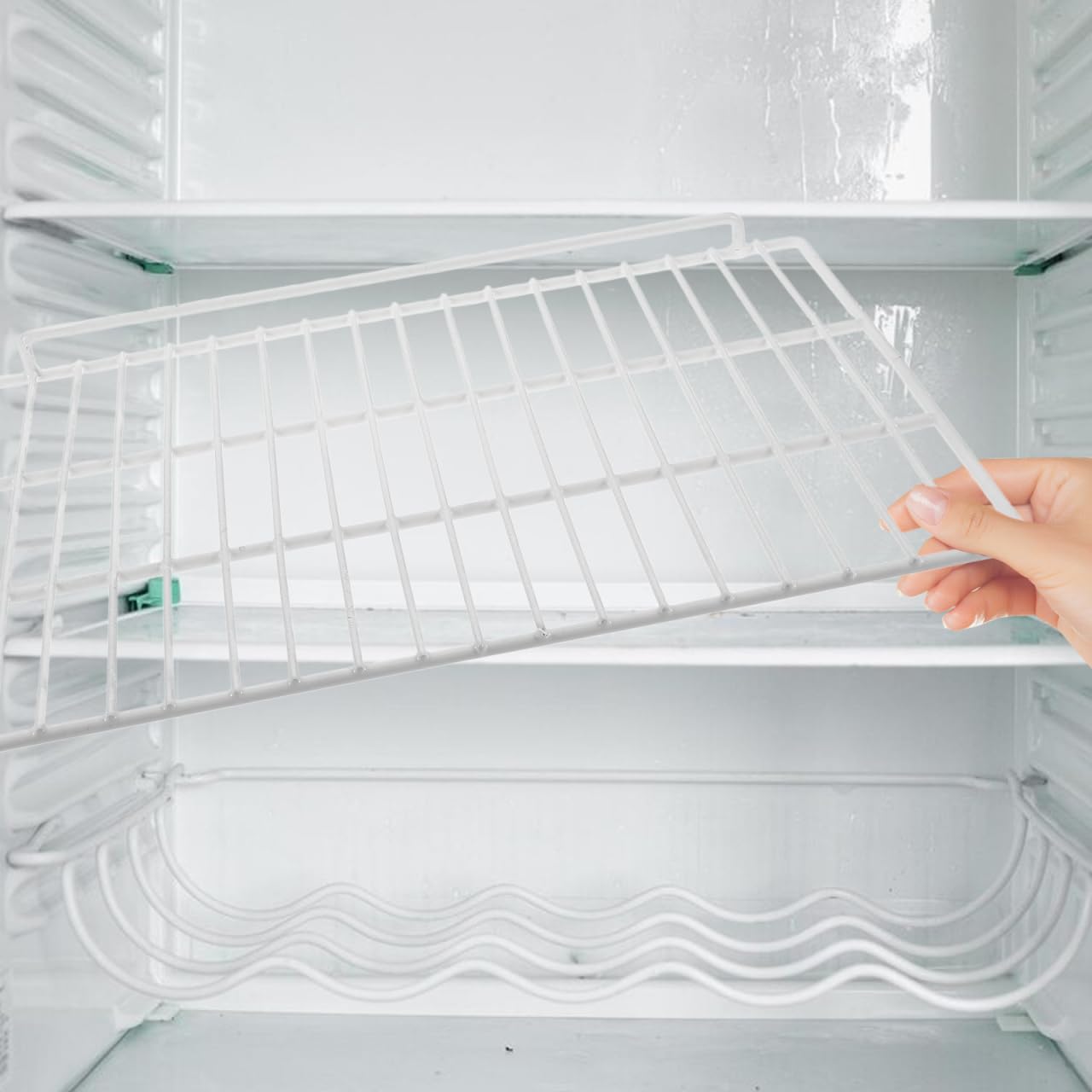 PRETYZOOM Commercial Freezer Divider Wire Shelf Panel 17X12 Inch Iron Mesh Organizer for Refrigerator and Freezer Storage in Retail and Home Use