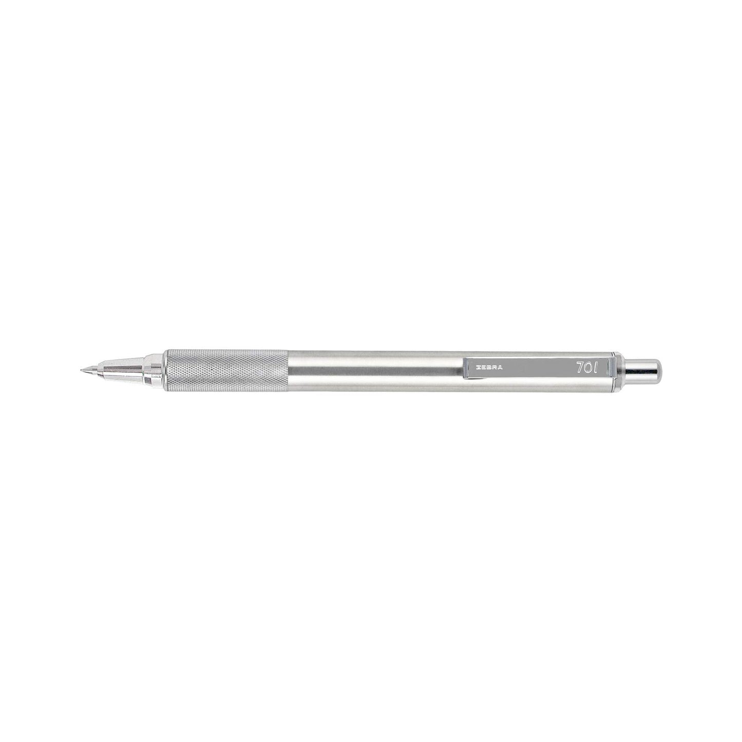 Zebra Pen Premium Steel Writing Set, PM-701 Permanent Marker, F-701 Ballpoint Pen, M-701 Mechanical Pencil, Ideal for Tactical Use, Great for Gift Giving, 3-Pack (11213)