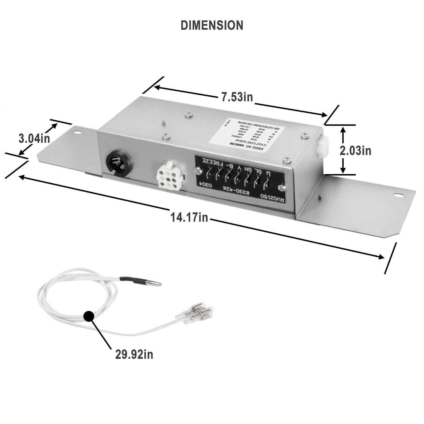 Updated 9330C755 RV Air Conditioner Control Box Kit, Heat Ready AC Cool Control, Compatible with Coleman Mach 15 RV Air Conditioner Units with a Heat Strip