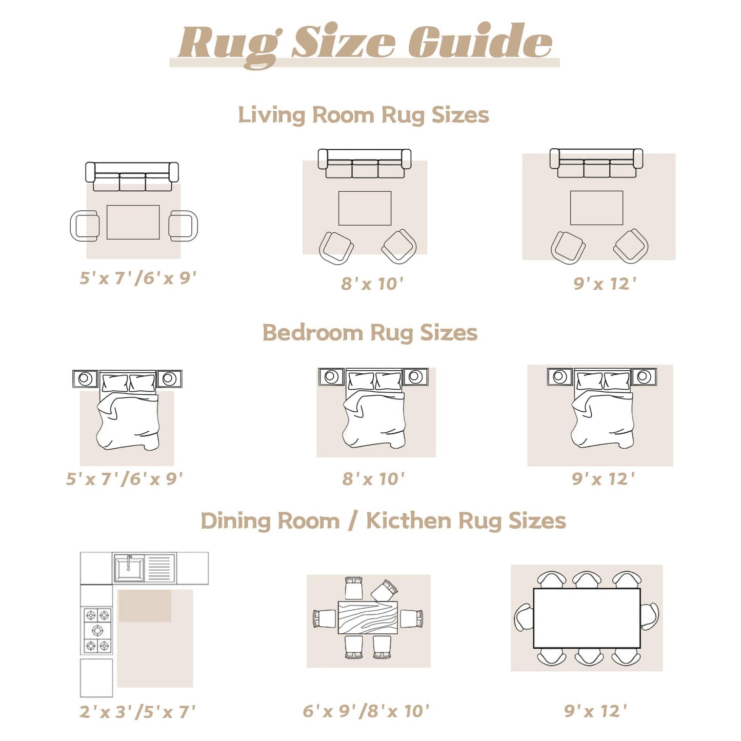 VECARF Area Rug 5x7 Washable Rug, Vintage Boho Medallion Rugs Non-Slip Soft Low Pile Large Distressed Rug Indoor Retro Carpet for Living Room Bedroom Dining Room Home Office (Beige, 5'x7')