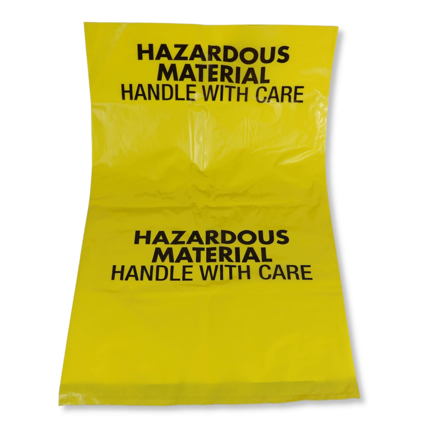 10-Gallon Hazardous Waste Bags (24 pack, Yellow) w/Twist Ties – 17” Wide x 30” Tall, 4 mil Thickness – Pack of 24! Made in the USA!