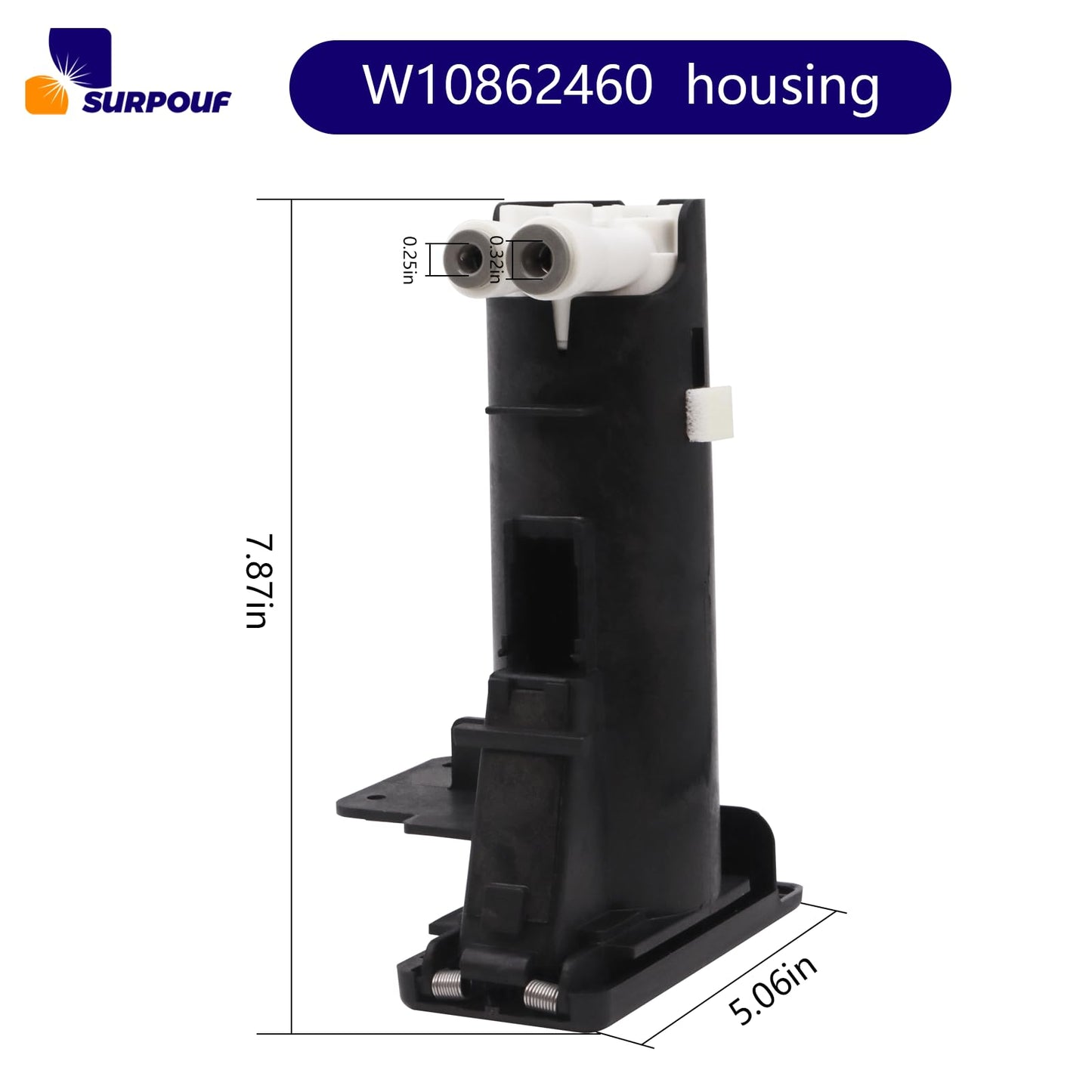 W10862460 Housing W10350063 W10778315 WPW10350063 Compatible with Whirlpool Replace 4455134 AP6027275 PS11759606 EAP11759606