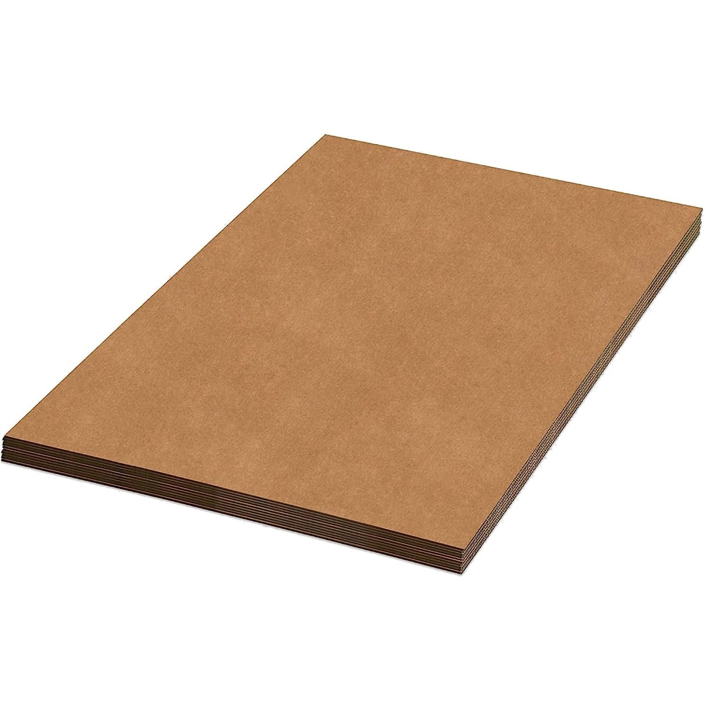 BOX USA Corrugated Cardboard Sheets 24" x 72" (5 Pack) Large Card Board for Layer Separation Packaging Mailing Shipping Packing, and Protecting Products from Forklift Damage - 5 Pack