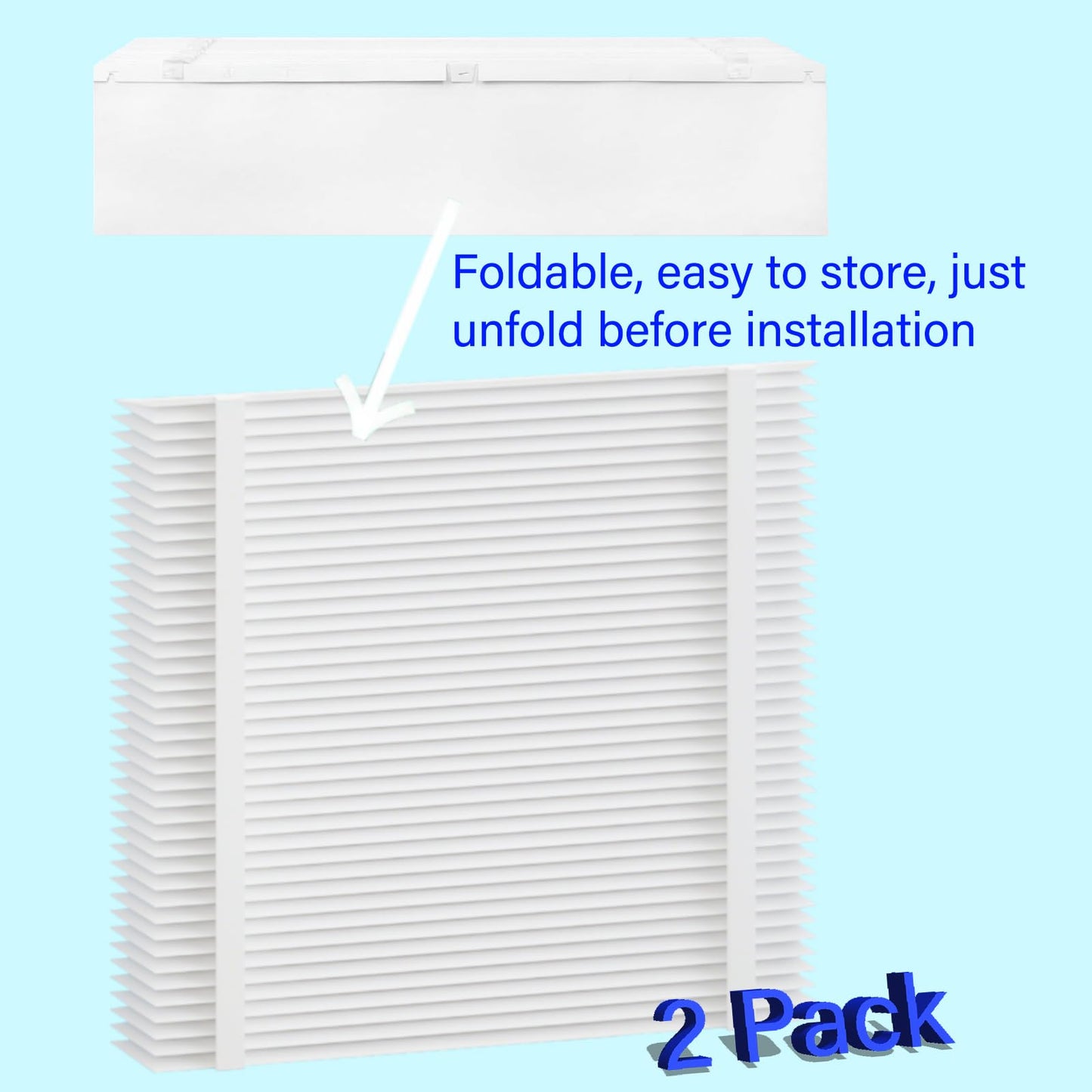2 Pack X0445 Replacement Furnace Filter for Lennox PMAC-20C X0445 - MERV 10, 20x25x6 Air Filter