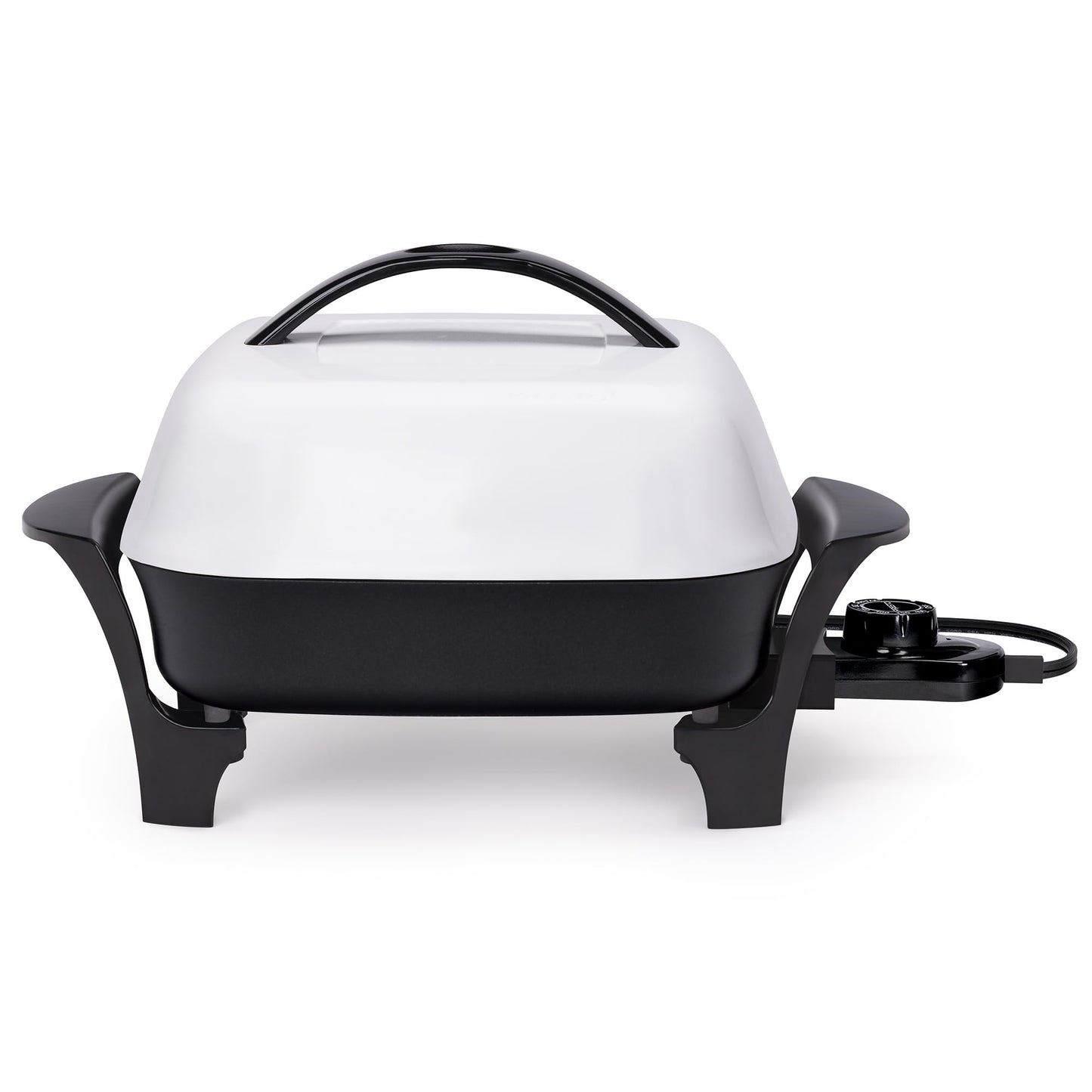 Presto 06620 11-Inch Electric Skillet,Black/White