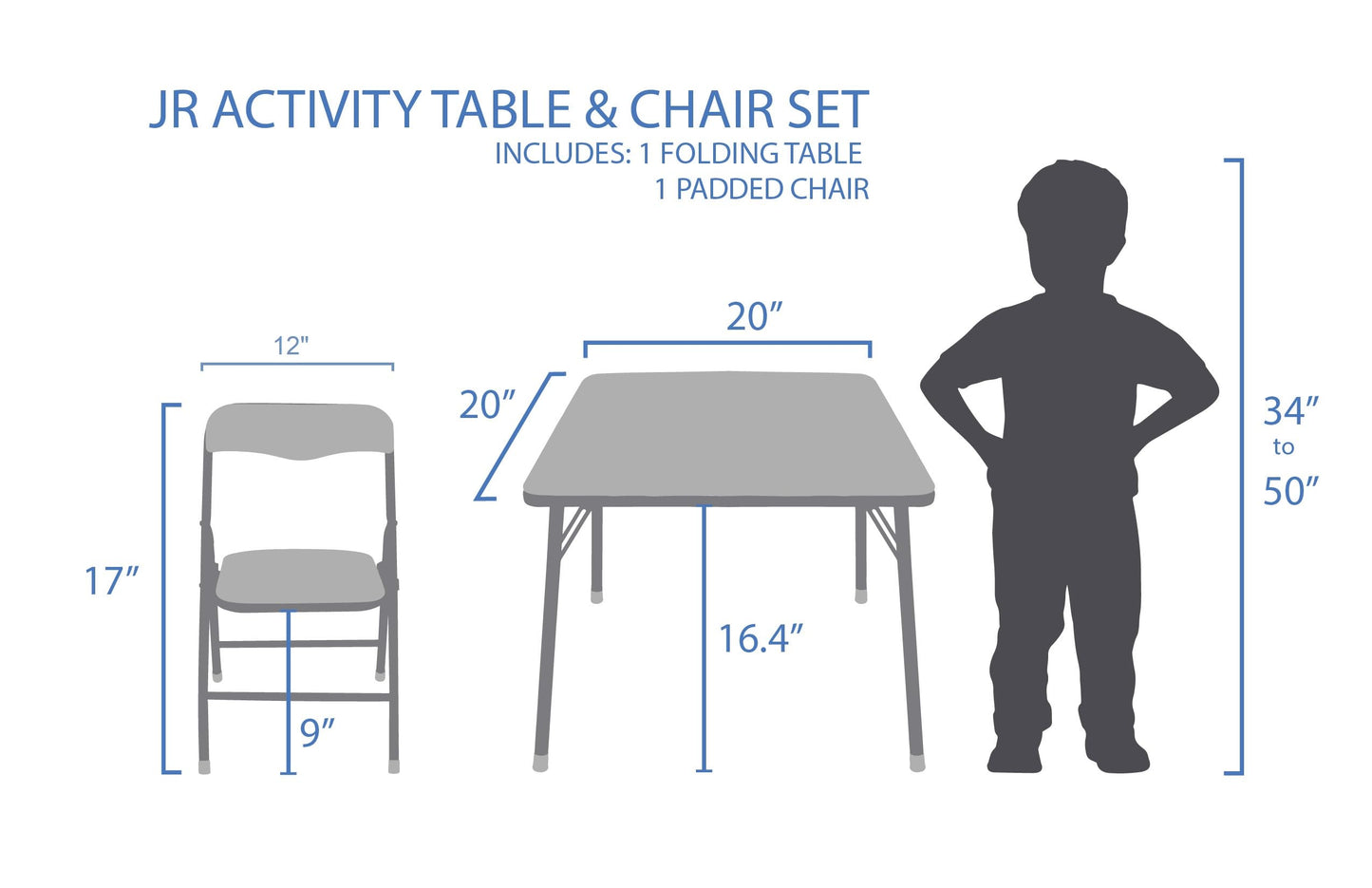Minnie Mouse Table & Chair Set for Toddlers 24-48M, Includes 1 Table & 1 Chair [Amazon Exclusive] Table: 20"L x 20"W x 16.4"H, Chair: 12"L x 11.6"W x 17"H - Weight Limit: 70 lbs