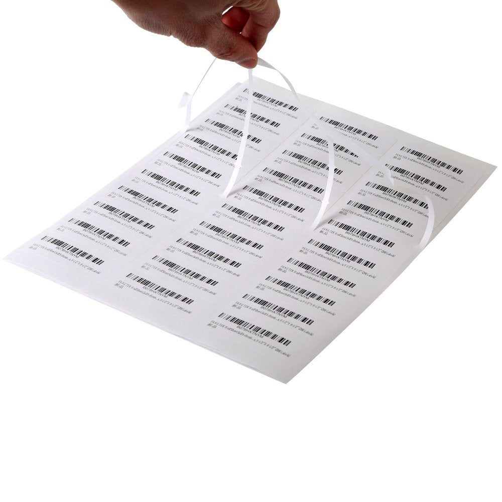 [500Sheet, 15000 Labels] Address Labels 1" x 2-5/8" Sticker Paper for Laser/Ink Jet Printer Mailing Label 8.5"×11" White 30 per Sheet