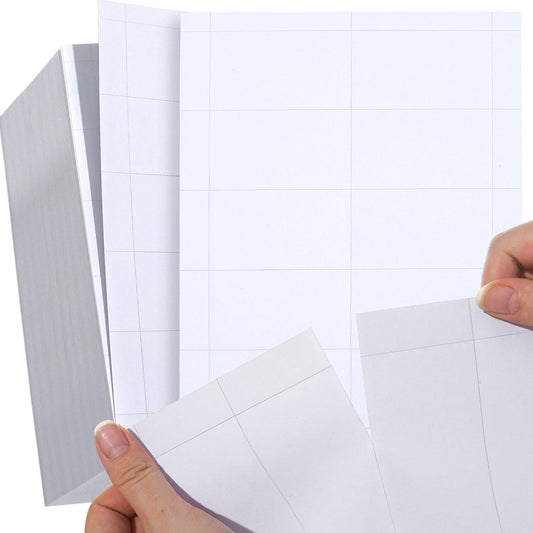 4000 PiecesBlank Printable Business Cards 3.5 x 2, Perforated Card Stock Paper for Inkjet and Laser Printers, 10 Cards Per Sheet - (White,400 Sheets)