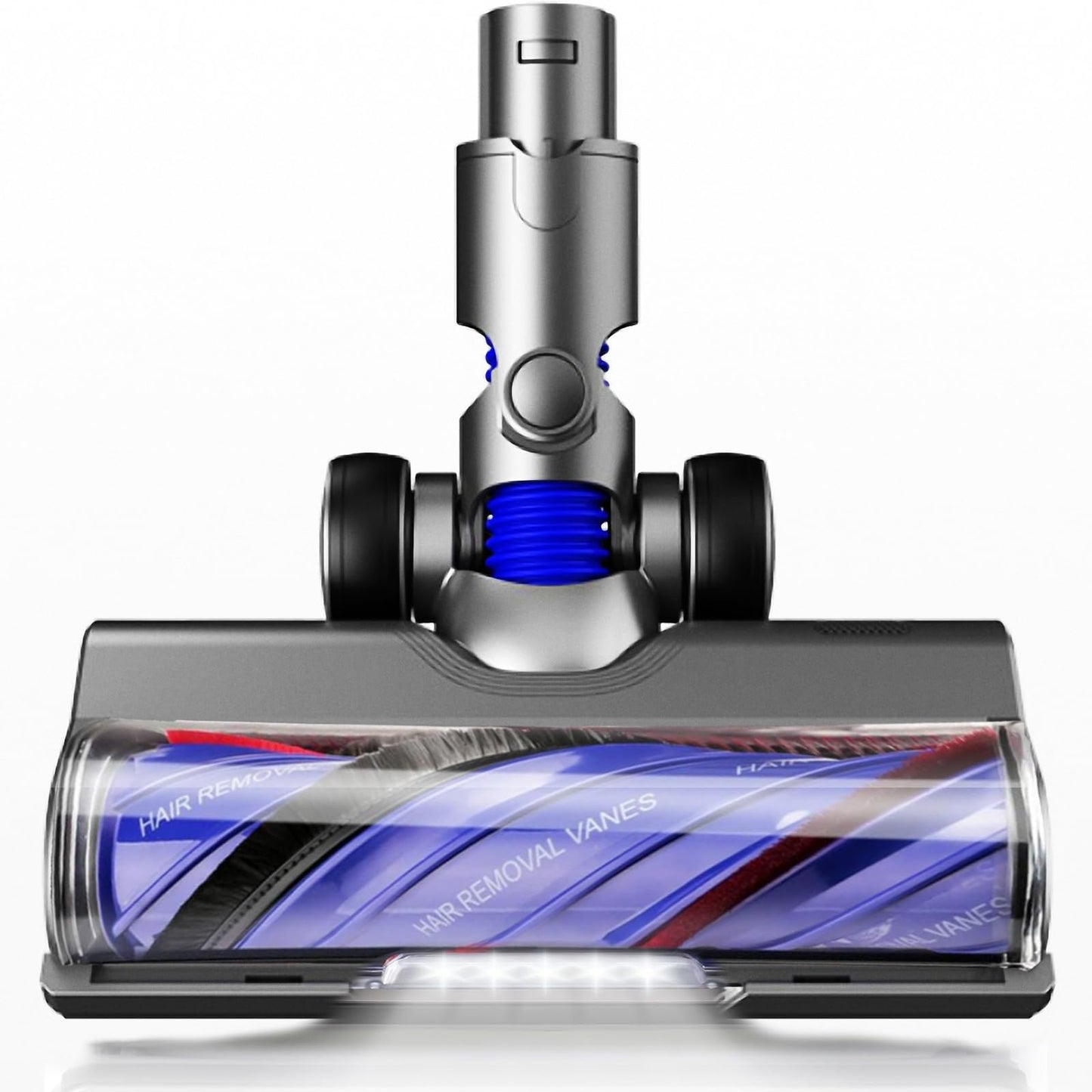 v6 Carpet Head Replacement Parts for Dyson Vacuum Attachments v6 DC74 DC62 DC61 DC59 DC58 sv07 Animal Fluffy Absolute Motorhead with 4 LED Lights, DC48/DC63/Ball NOT Compatible
