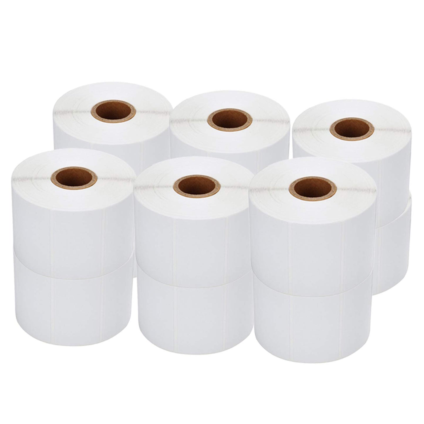 RBHK 12 Rolls Direct Thermal Labels 2-1/4'' x 1-1/4'', Permanent Adhesive Shipping Labels for Zebra Printer, SKU Labels Address Labels, 1000 Labels per Roll