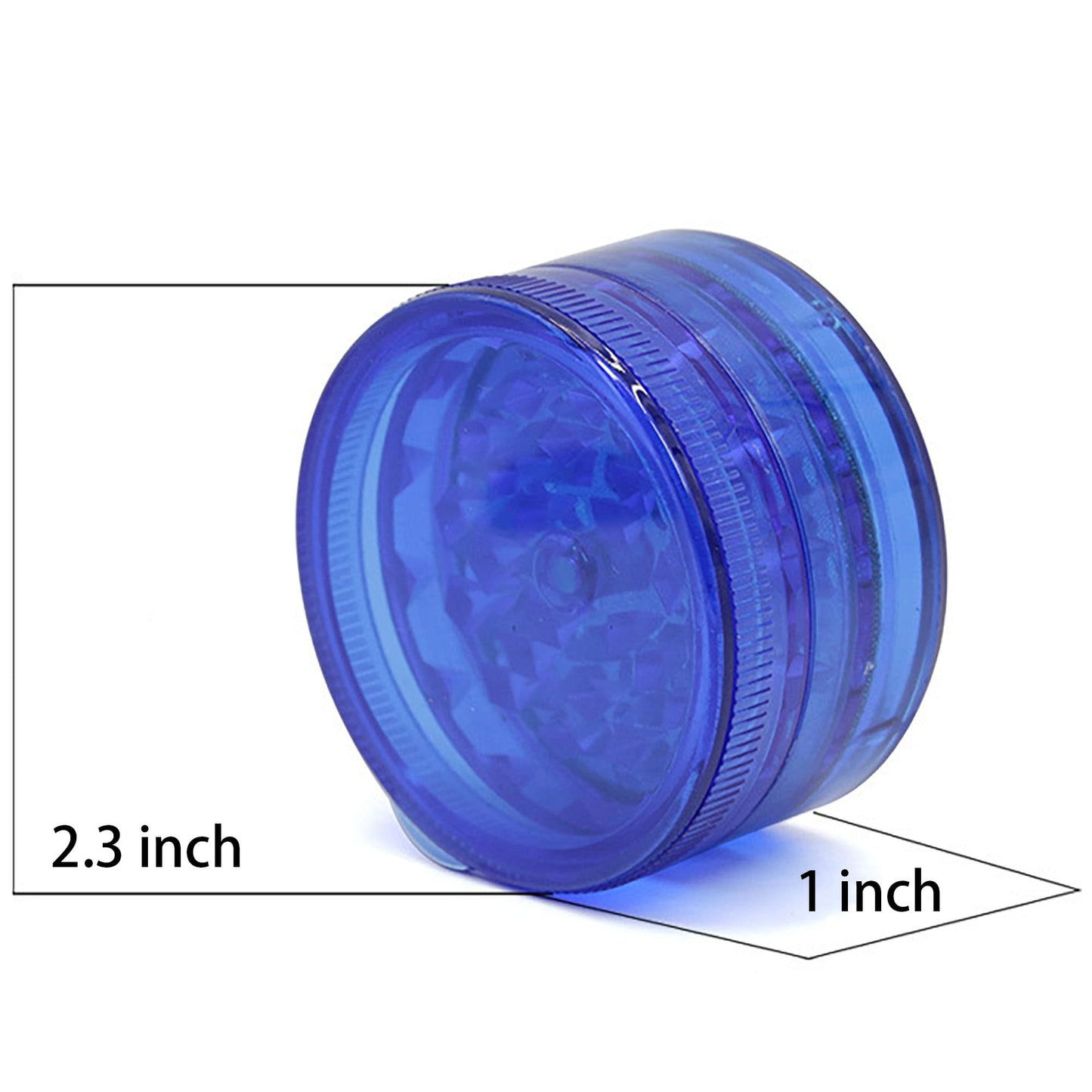 24 Pack Herb Grinder, 2.3in Small Spice Grinder With Storage, Portable And Disposable Plastic Grinder, Mix