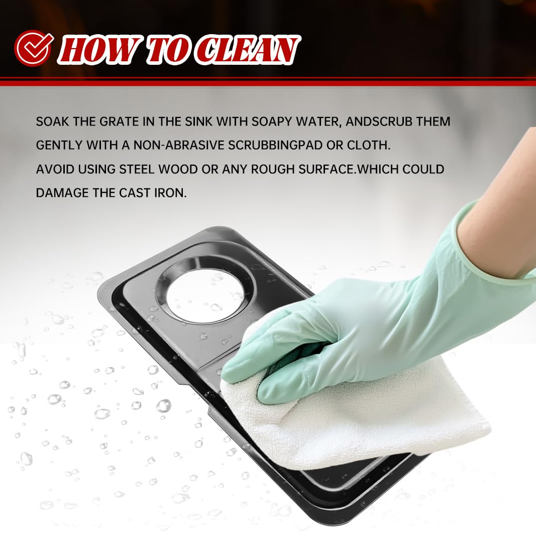 WB34K10009 WB34K10010 Drip Pans Cooktop Replacement Parts for GE Stove Double Burner Drip Pan