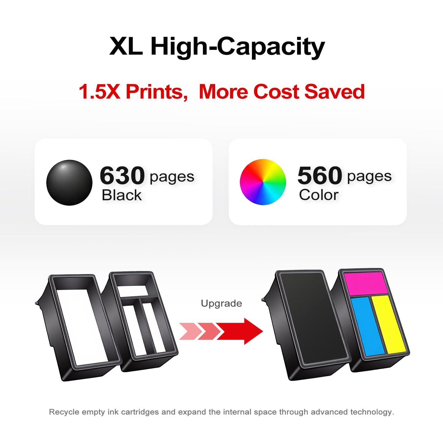 240 241 Ink Cartridge Replacement for Canon 240XL 241XL PG-240 CL-241 XL Cartridges Combo Pack (2 Black, 1 Tri-Color) for MG3600 MG3620 TS5120 TS5100 MG3220 MG3520 MG2120 MX452 MX512 MX532 Printer