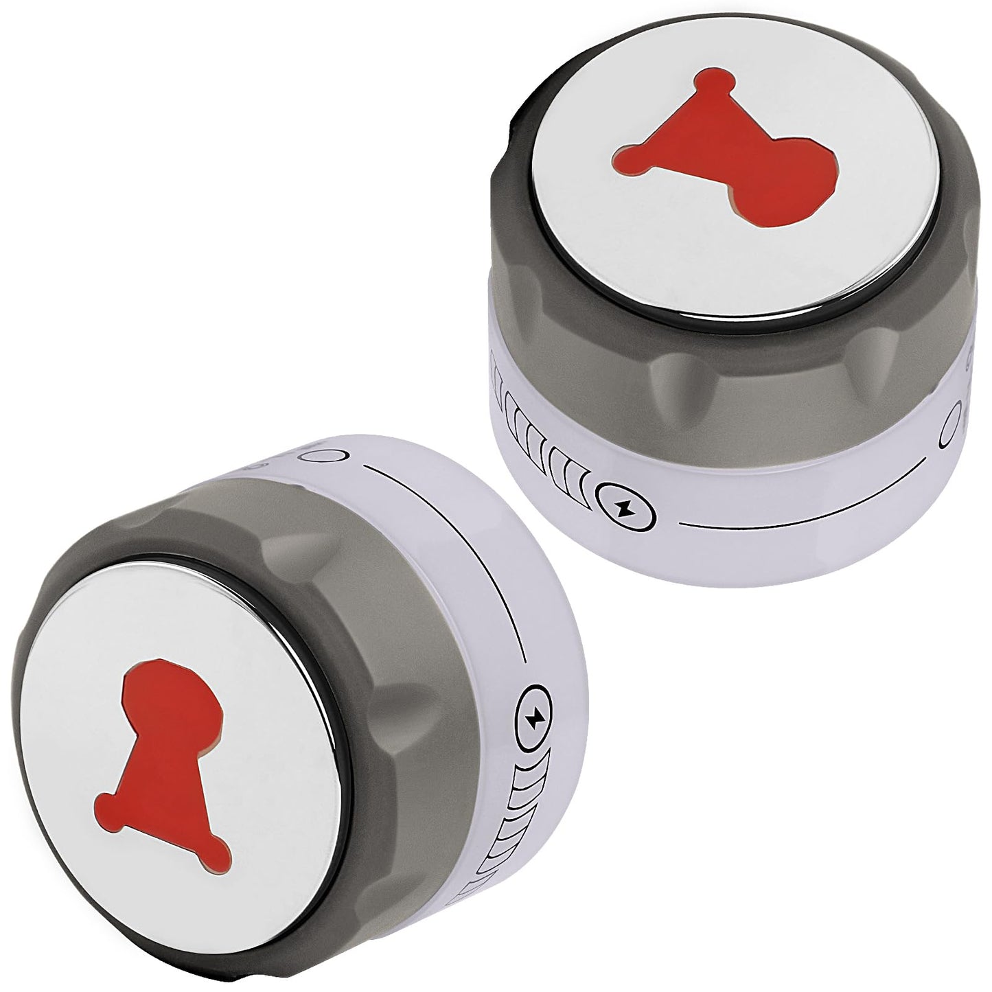 NOVINO Grill Knobs for Weber Summit,6-Pack 91538 Lighted Control Grill Knobs for Weber Summit 2012+ 400/600 Series E-470 670, S-460 470 660 670