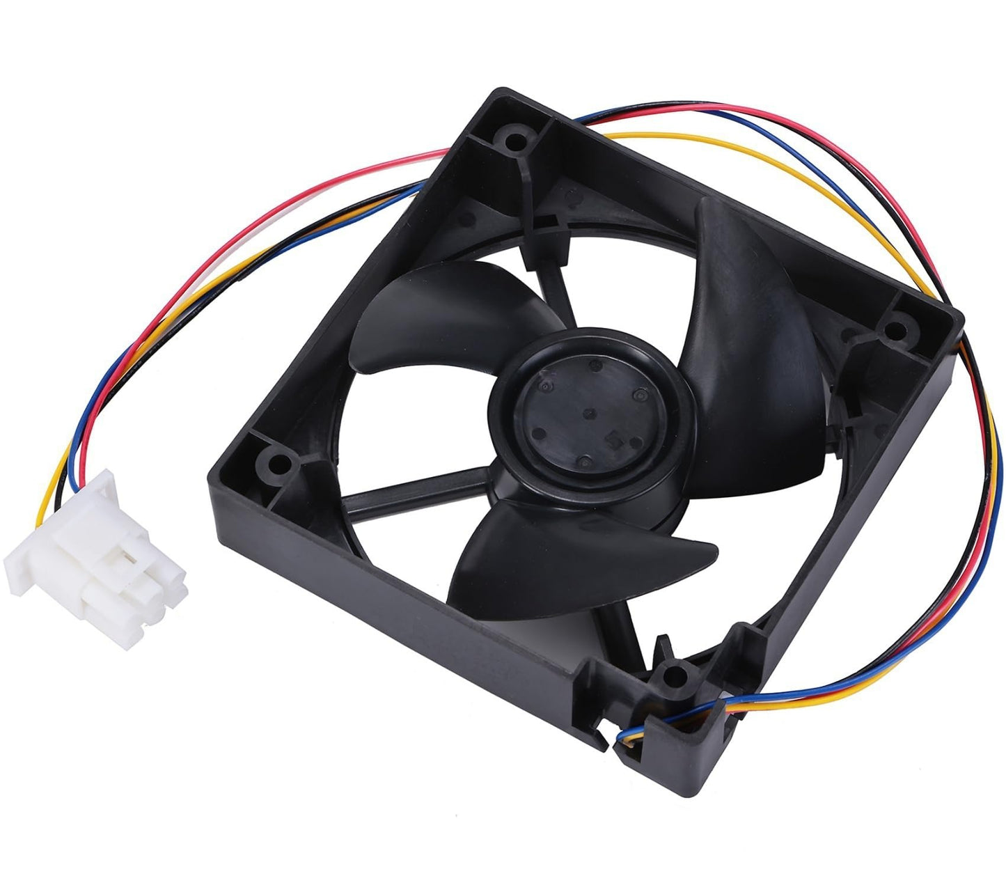 WR60X10340 Refrigerator Freezer Evaporator Fan Motor Fit for GE Refrigerator U11P14MS7A3-57A611 239D1371P001 Replaces AP6891698 PS12727431 EAP12727431 4931166 DC13.6V 0.23A Size: 4.4 x 4.4 Inch