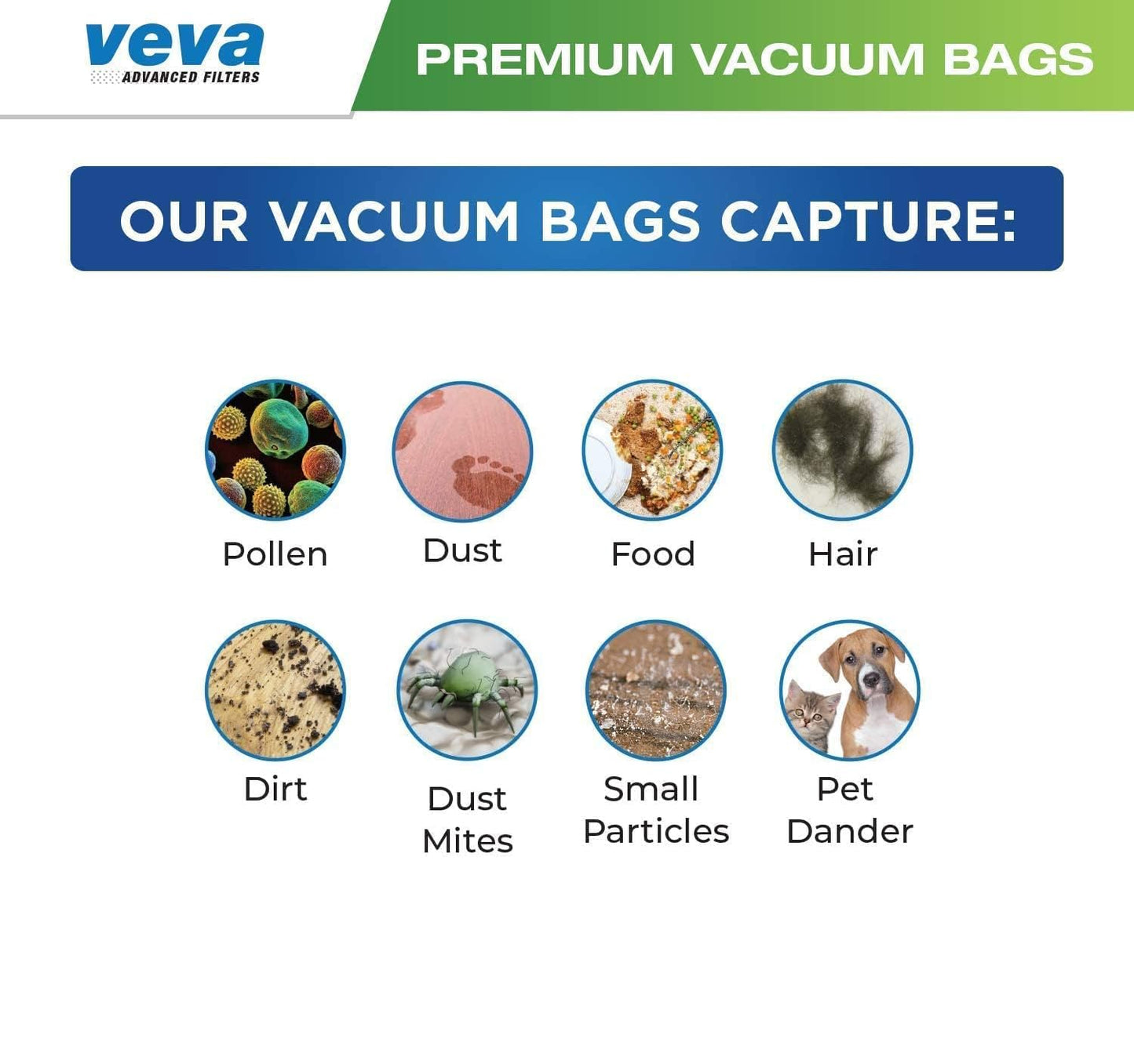 30 Pack Type Q/C 53292 HEPA Vacuum Bags for Kenmore Canister Vacuum Cleaners 5055, 50558, 53291, 53292, Series 600, 400, 200
