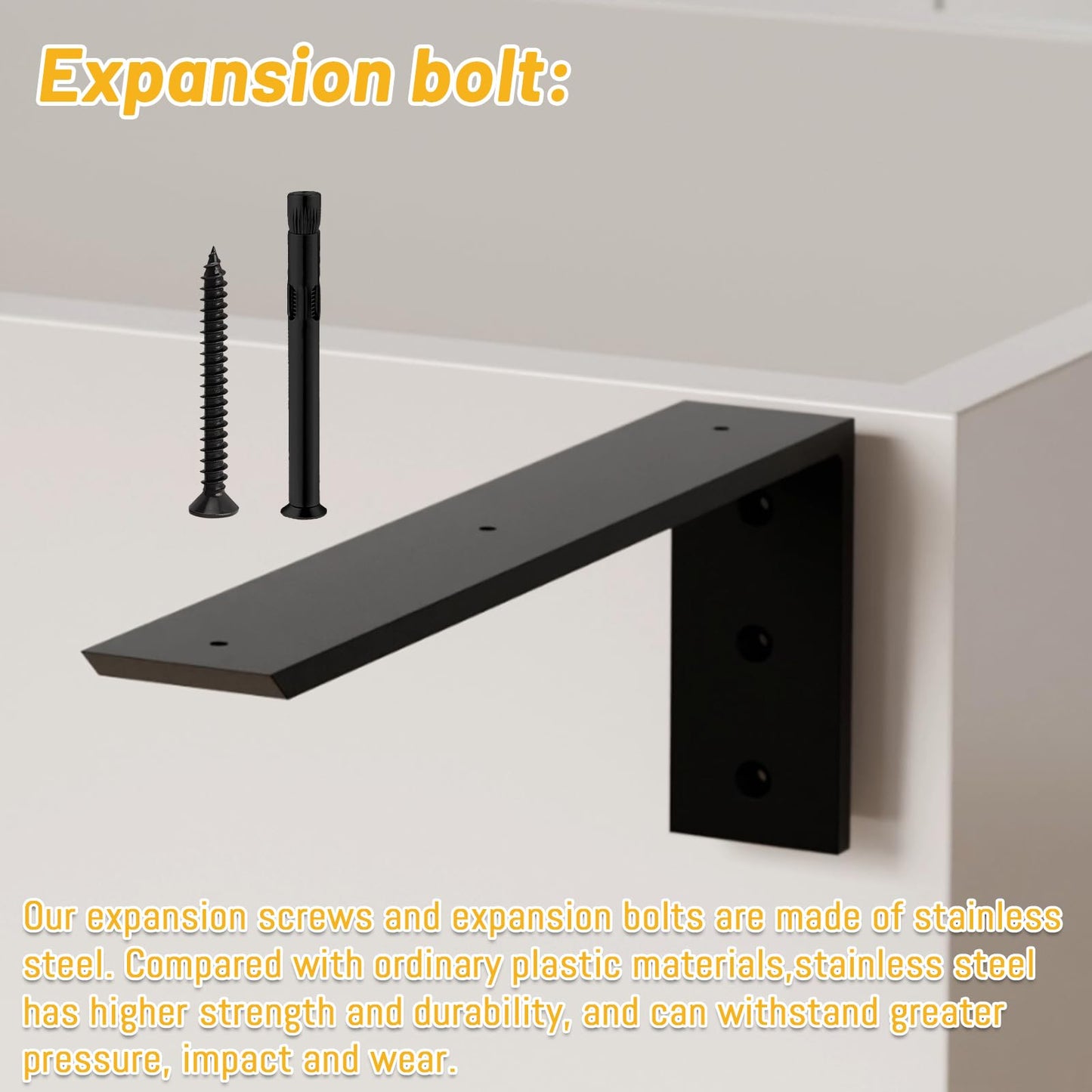 Countertop Support Bracket 12 inch 4 Pack (3/8" Thick),Premium Heavy Duty Granite Countertop Brackets 12"x6"x2.5",Shelf L Bracket Mantel Corbels for Quartz,Wood,Concrete and Laminate Countertops