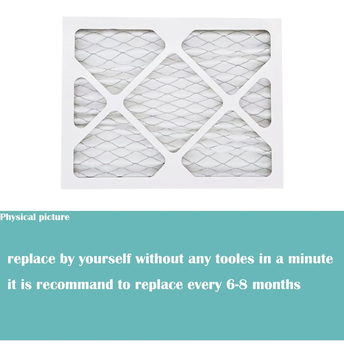 DAODEFUL MERV-13 TRUEDRY DR65 Filter Compatible with Honeywell DH65 TrueDRY DR65 Dehumidifier Part 50049537-002/U & 50049537-005 - Used in Basement - Used for Household Dehumidification, 4 Pack