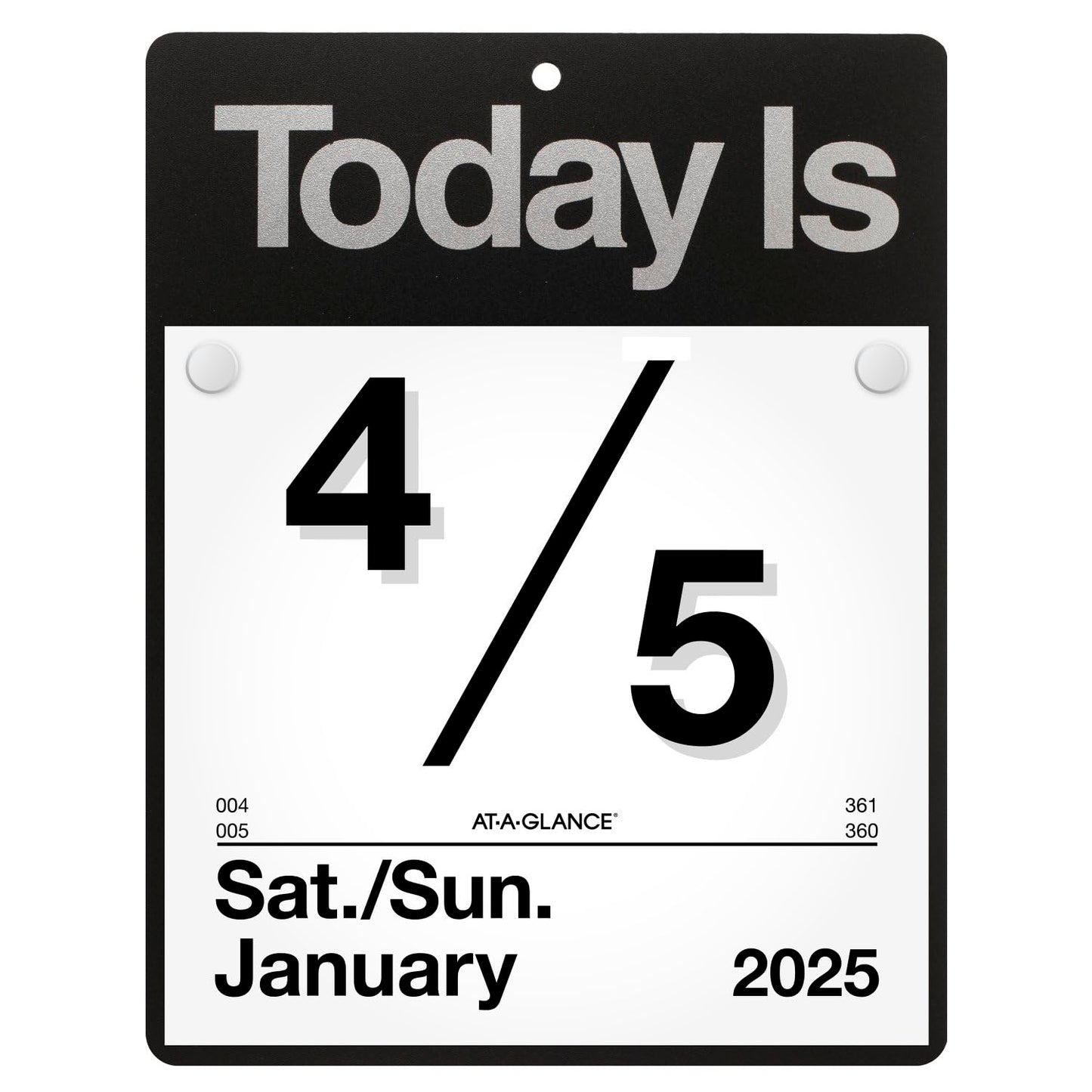 AT-A-GLANCE 2025 "Today Is" Daily Wall Calendar, 8-1/2" x 8", Large (K40025)