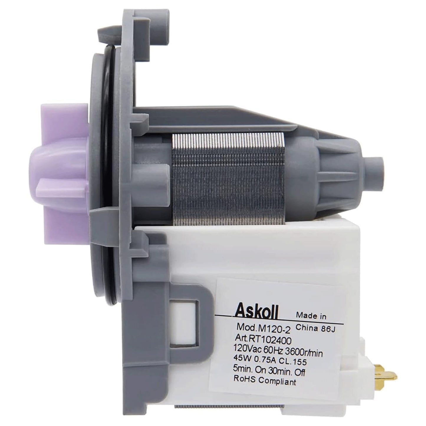 [EAU61383503 Pump OEM Mania] EAU61383503 New OEM Produced for Washing Machine Wash Water Circulation Pump EAU61383503 4681EA2002H 4681EA2001C PS3652448 LP3503 2246861 4681EA2002D