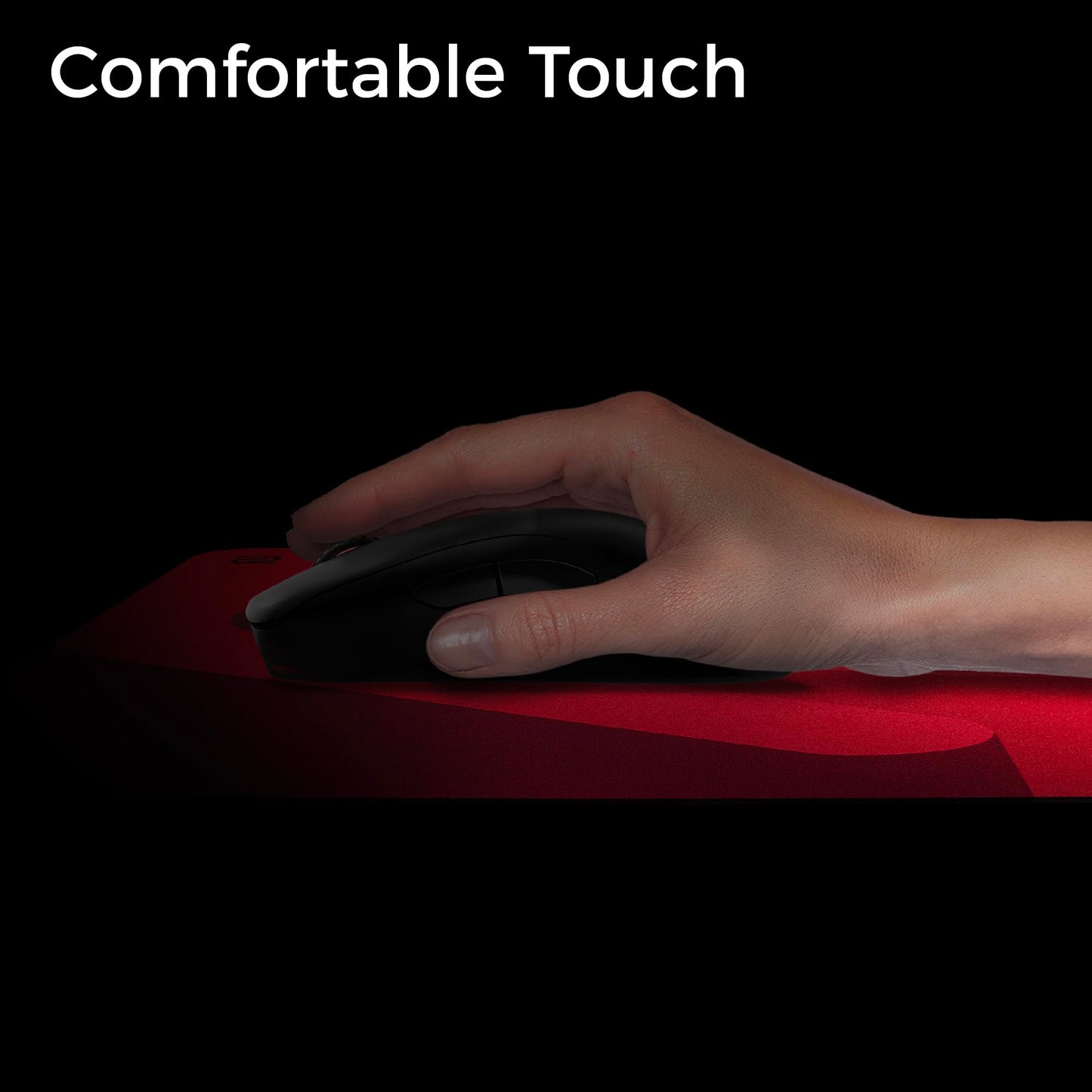 BenQ ZOWIE G-SR-SE Rouge II Large Esports Gaming Mouse Pad, Humidity resistance color cloth, Smooth glide feel with steady control, Uniform high-density rubber base with medium softness,Anti-Slip base