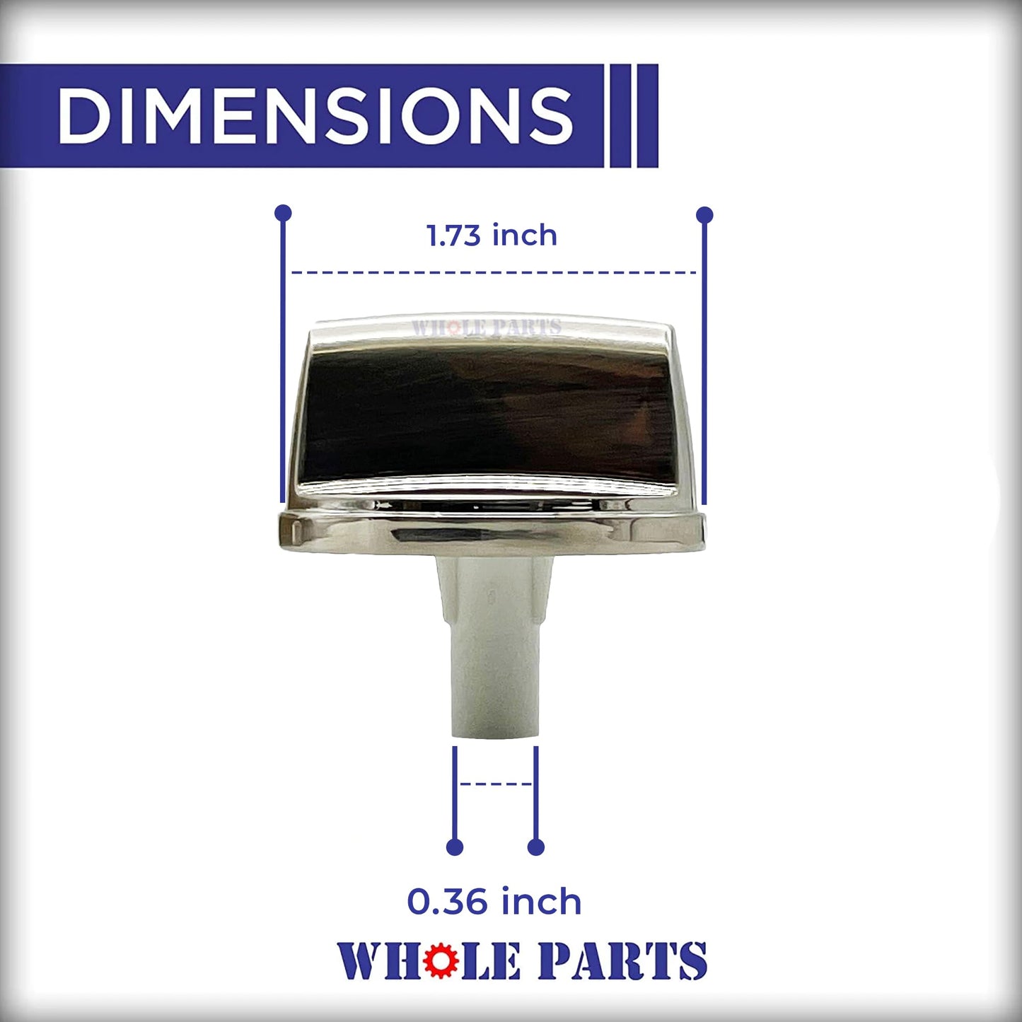 Upgraded Whole Parts Gas Cooktop Knob Kit (5 Pieces) Part #00654043 - Replacement and Compatible with Some Bosch Burners/Ranges - Replaces AP5325796 - Non-OEM Appliance Parts & Accessories