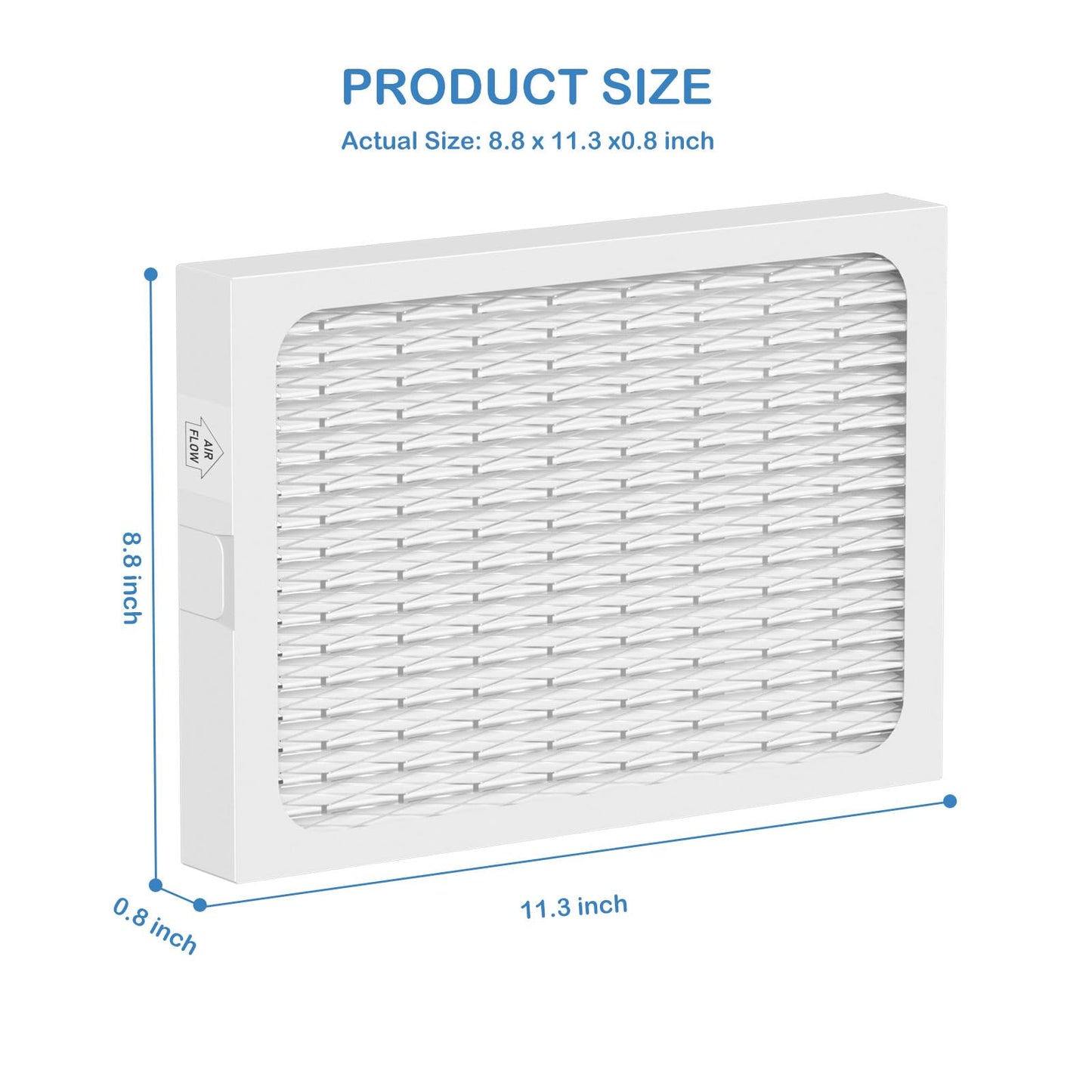 Cooyafan MERV 13 Dehumidifier Replacement Filter Compatible with Honeywell TrueDRY DH65 DR65, Part 50049537-002/U, 50049537-005, 4 Pack