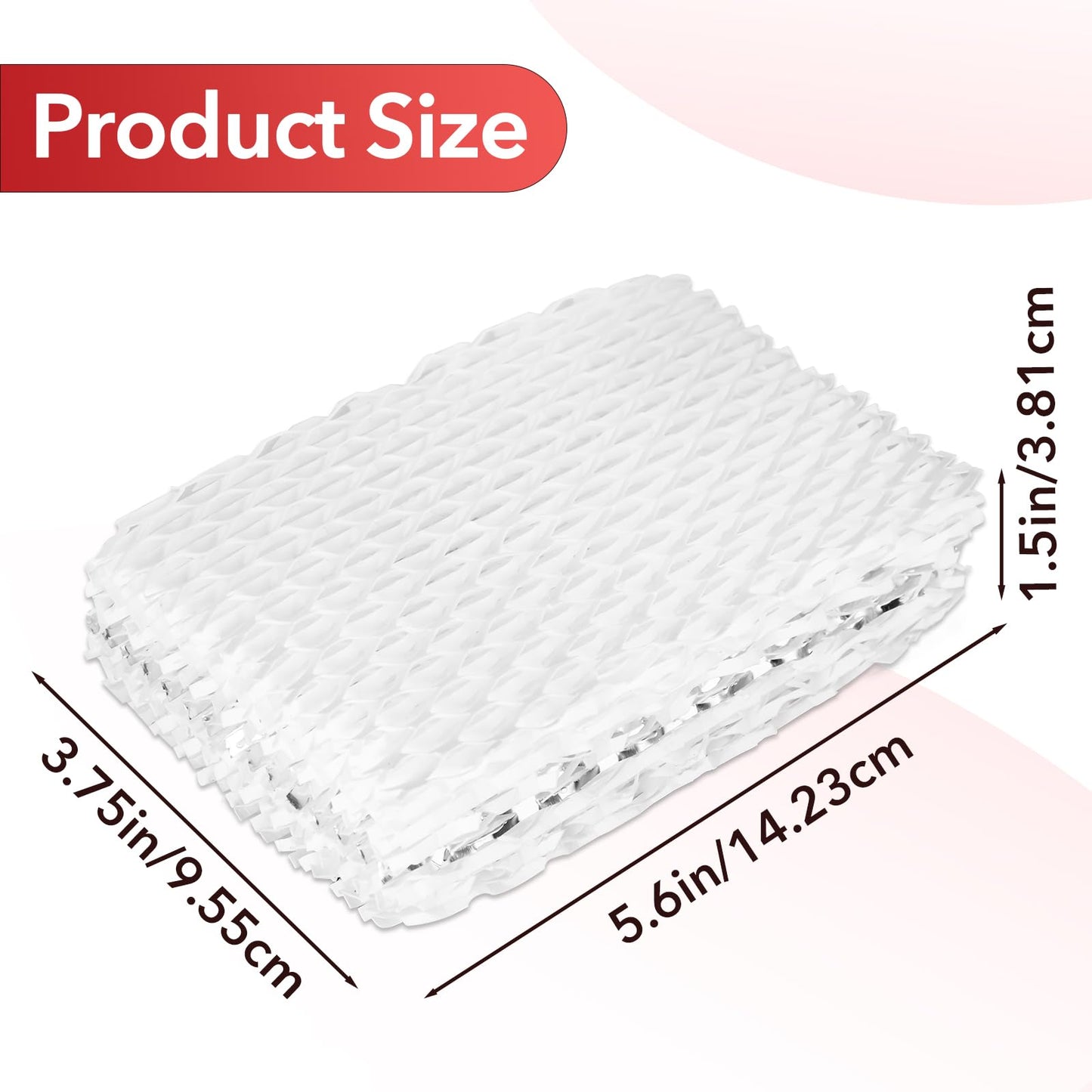 StreytoTek 12 Pcs WF813 Humidifier Replacement Filters, Fit for Equate EQWF813 Relion RCM-832/RCM-832N ProCare PCCM-832N, Cool Mist Humidifiers